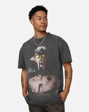 Indoor clothing Light and Cozy Star Wars Ahsoka Huyang Heavyweight T-Shirt Black Wash