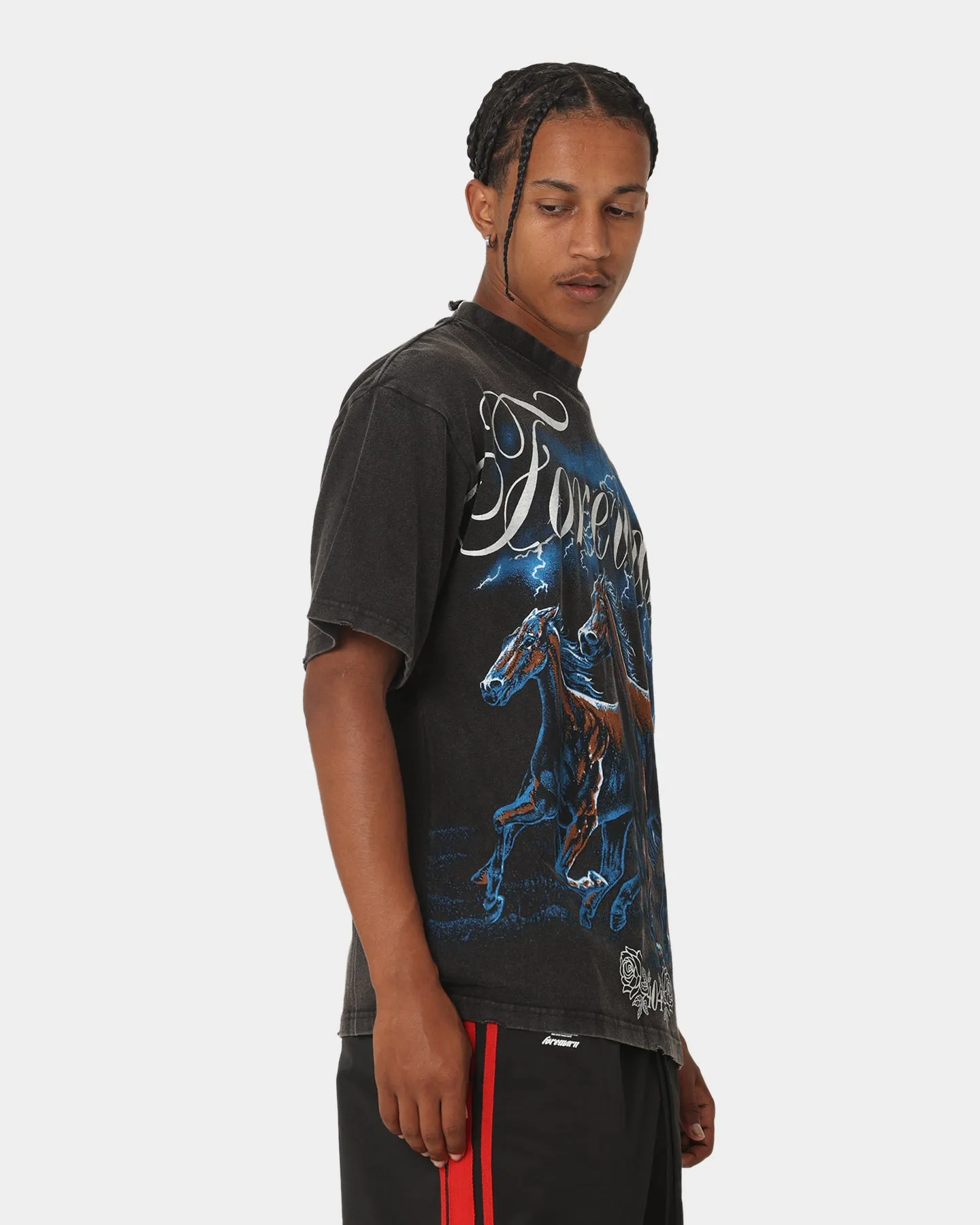 School spirit 404 Night Rider Vintage T-Shirt Vintage Black