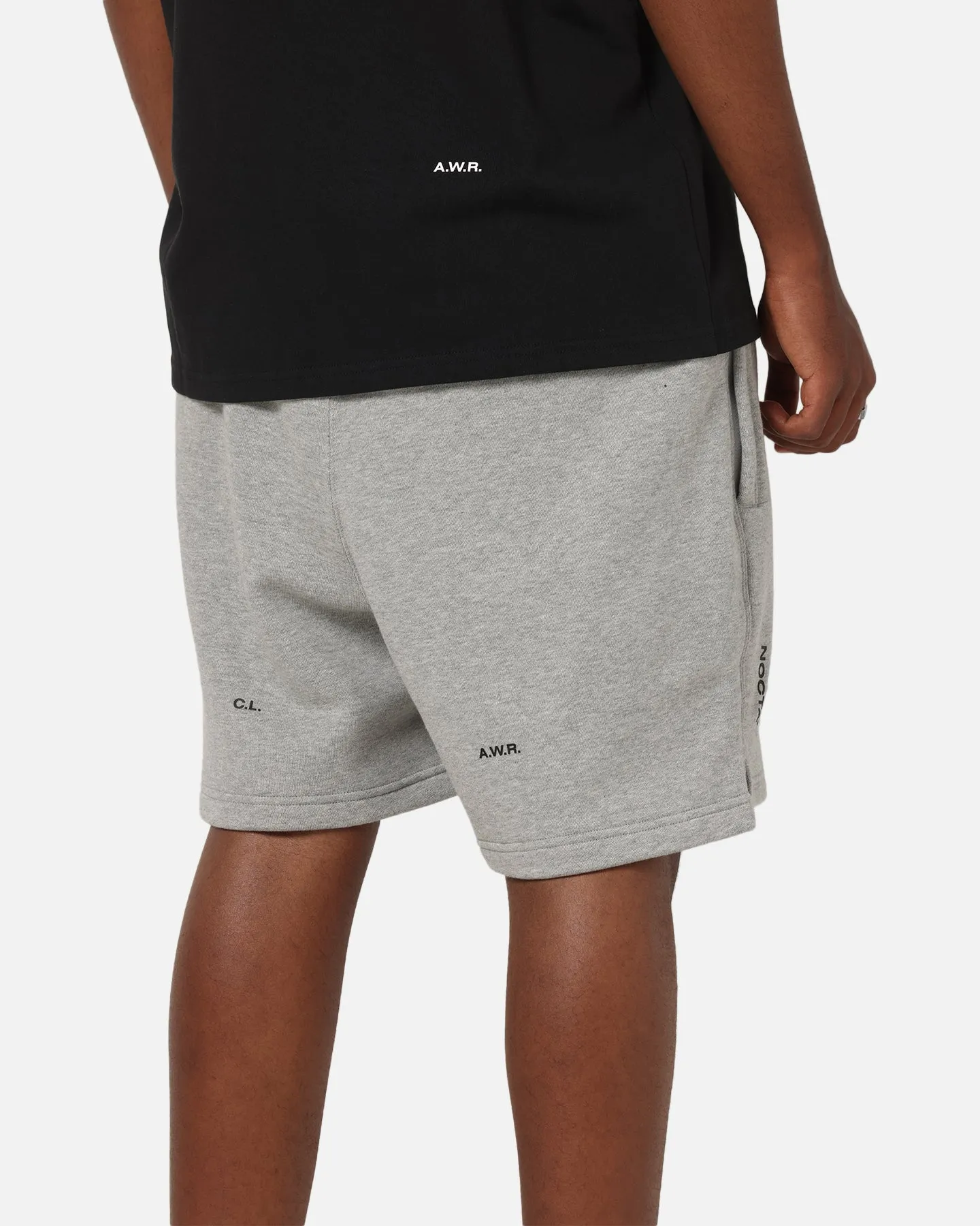 windproof Comfy Active Wear Nike Nocta Fleece CS Fleece Shorts Dark Grey Heather