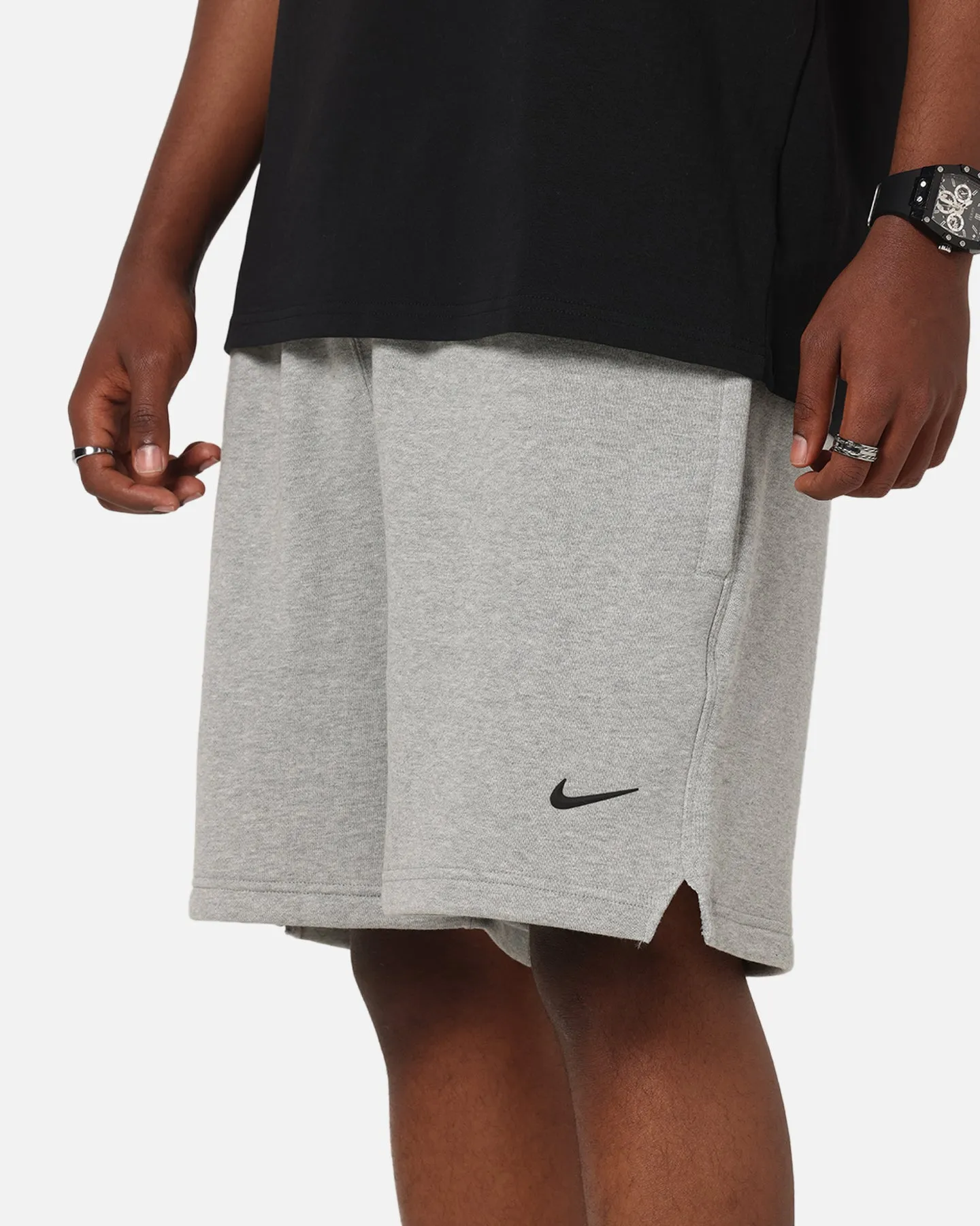 Nike Nocta Fleece CS Fleece Shorts Dark Grey Heather Stylish Outfit Comfy Feel