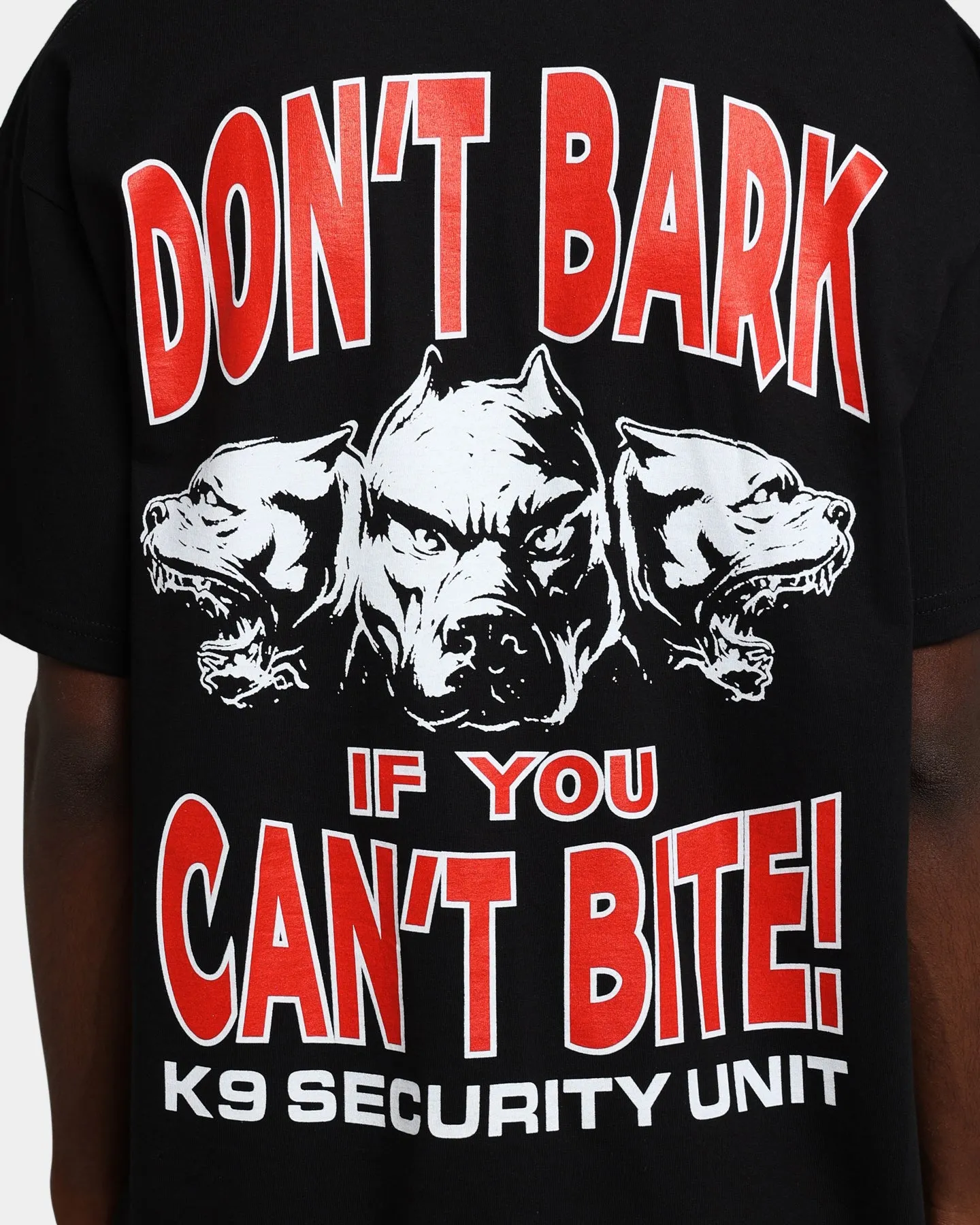 Rats Get Fat Don't Bark T-Shirt Black Lightweight Feel