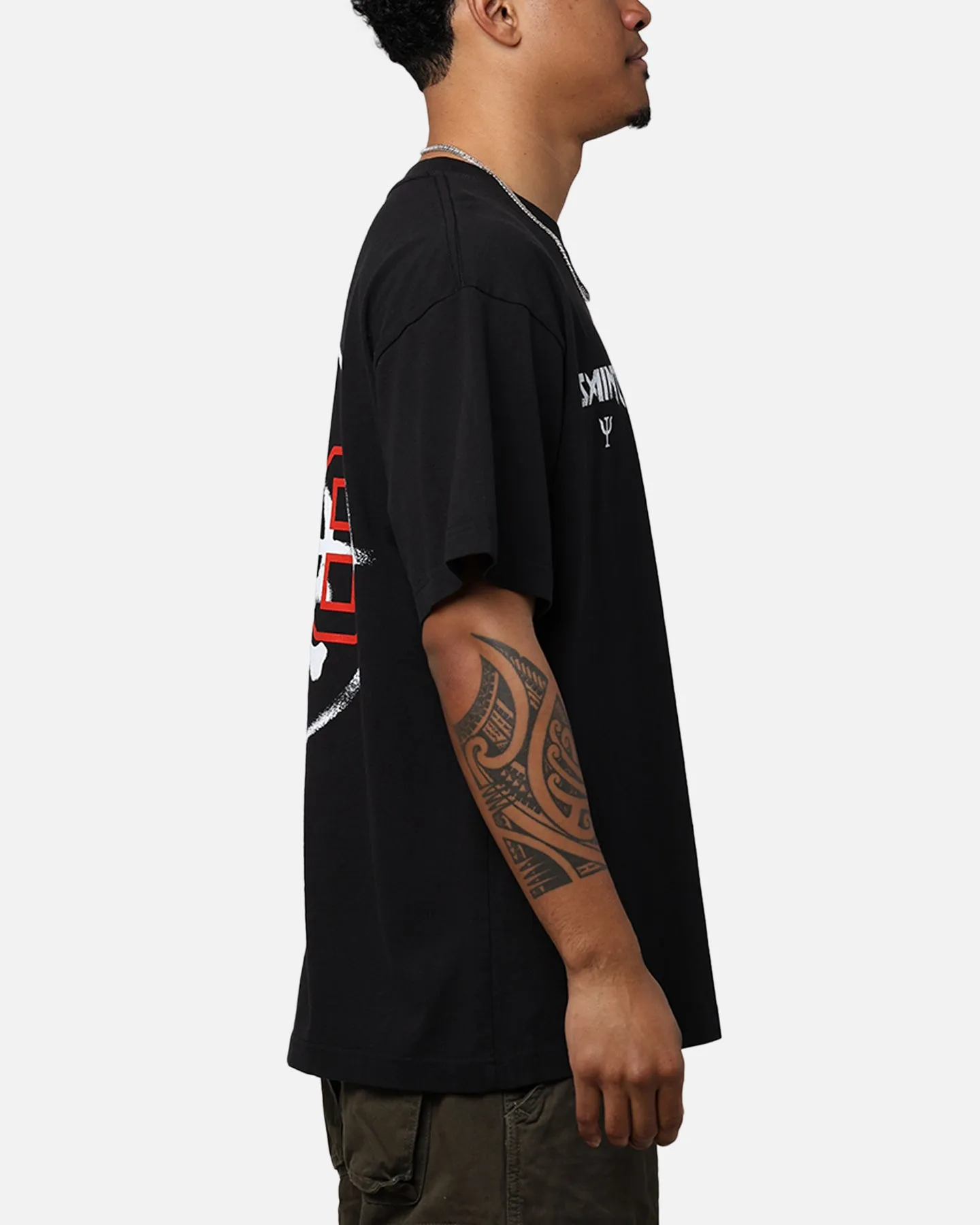 Saint Morta Death Wish Patrol T-Shirt Black harmonious