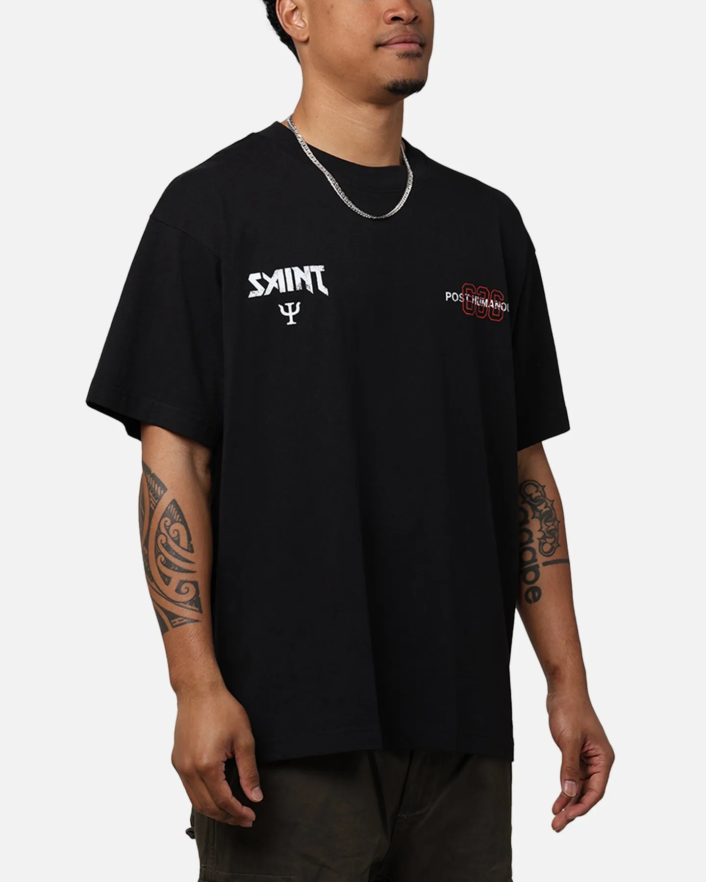 Saint Morta Death Wish Patrol T-Shirt Black Light and Comfortable