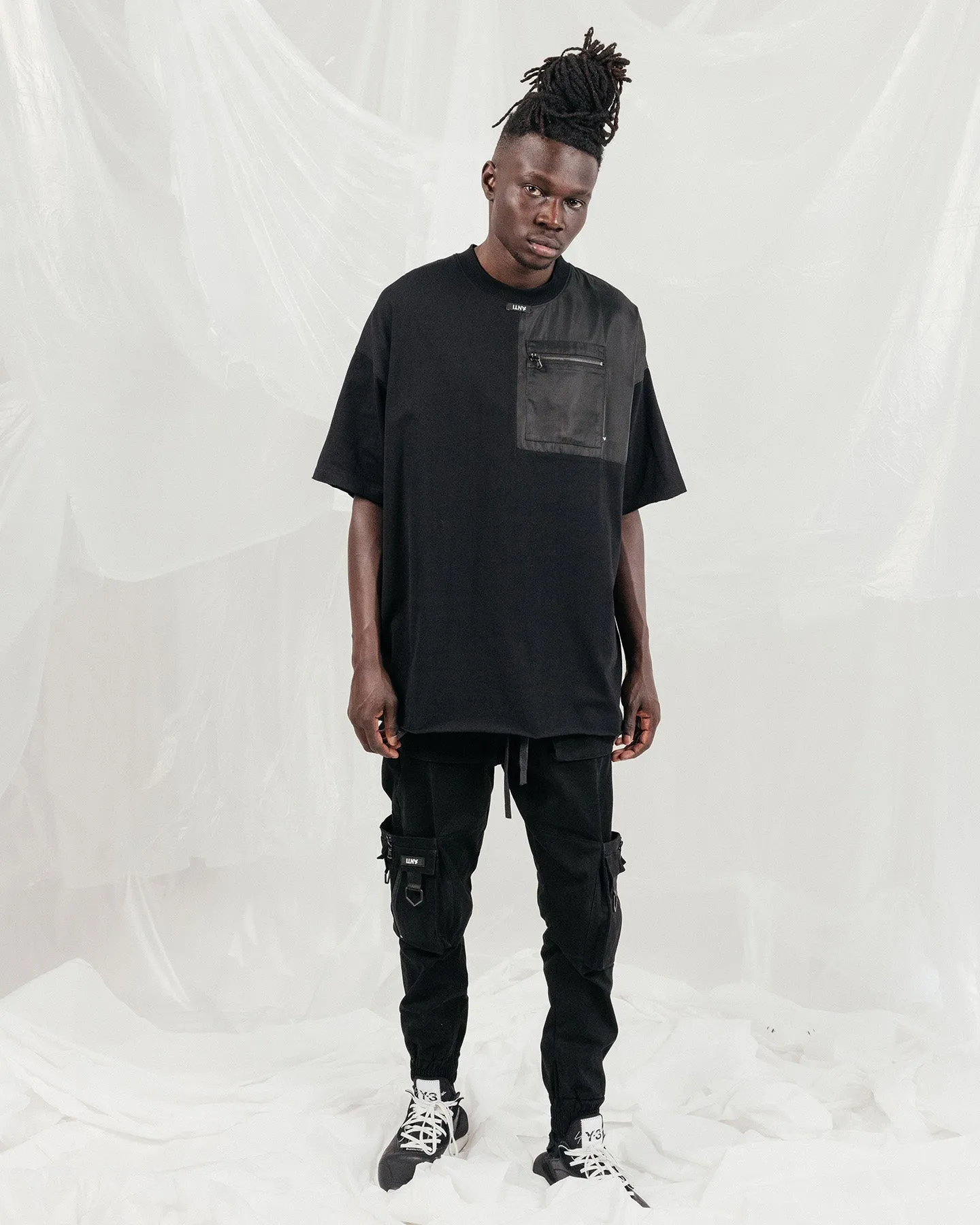 Sleep Feminine Appeal The Anti Order Oversized Utility T-Shirt Black
