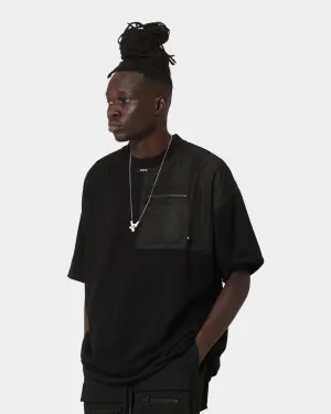 Seam Free Back Christmas The Anti Order Oversized Utility T-Shirt Black