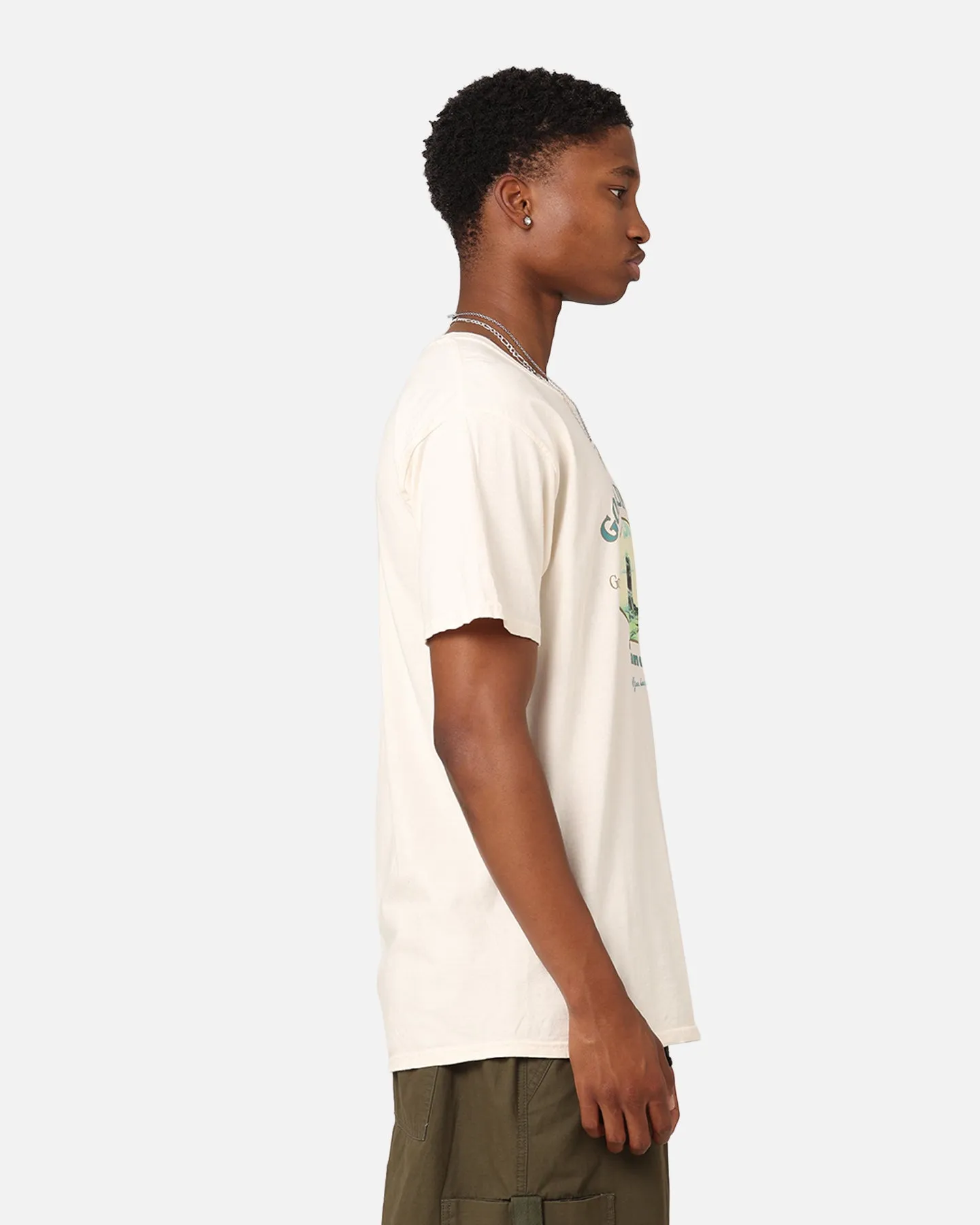 Stylish Everyday Wear Bold and Comfortable Goat Crew Countryside T-Shirt Off White