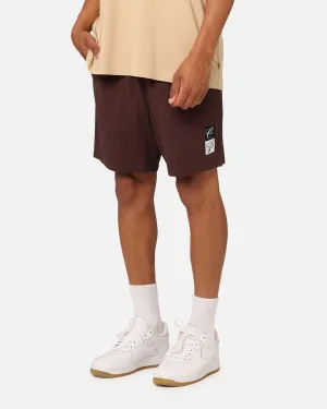 Carre Luxe Linen Shorts Brown Everyday Fit
