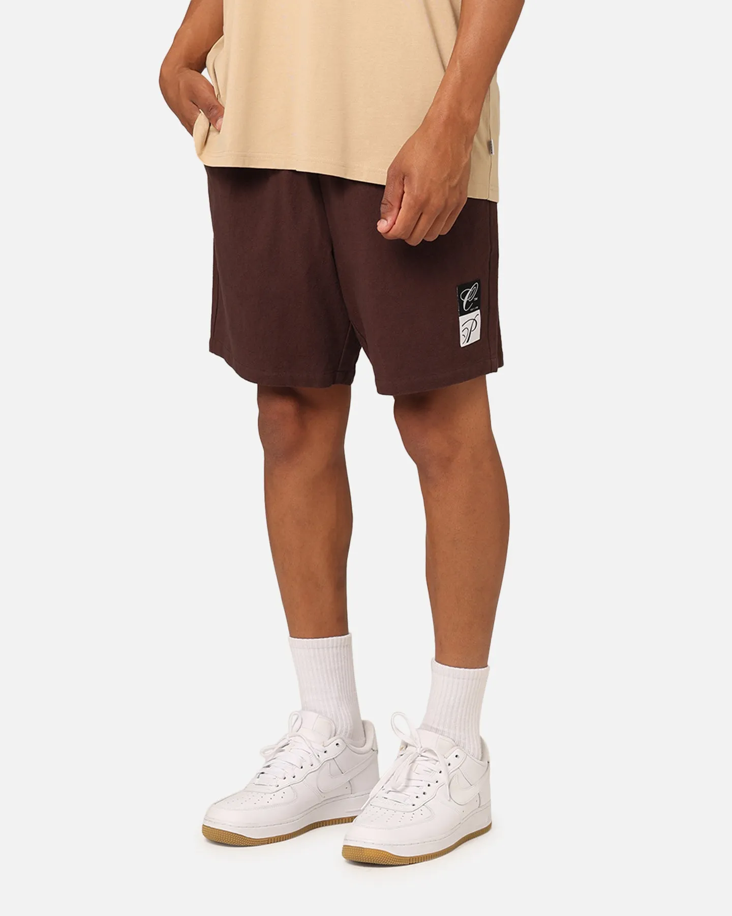 Carre Luxe Linen Shorts Brown Everyday Fit