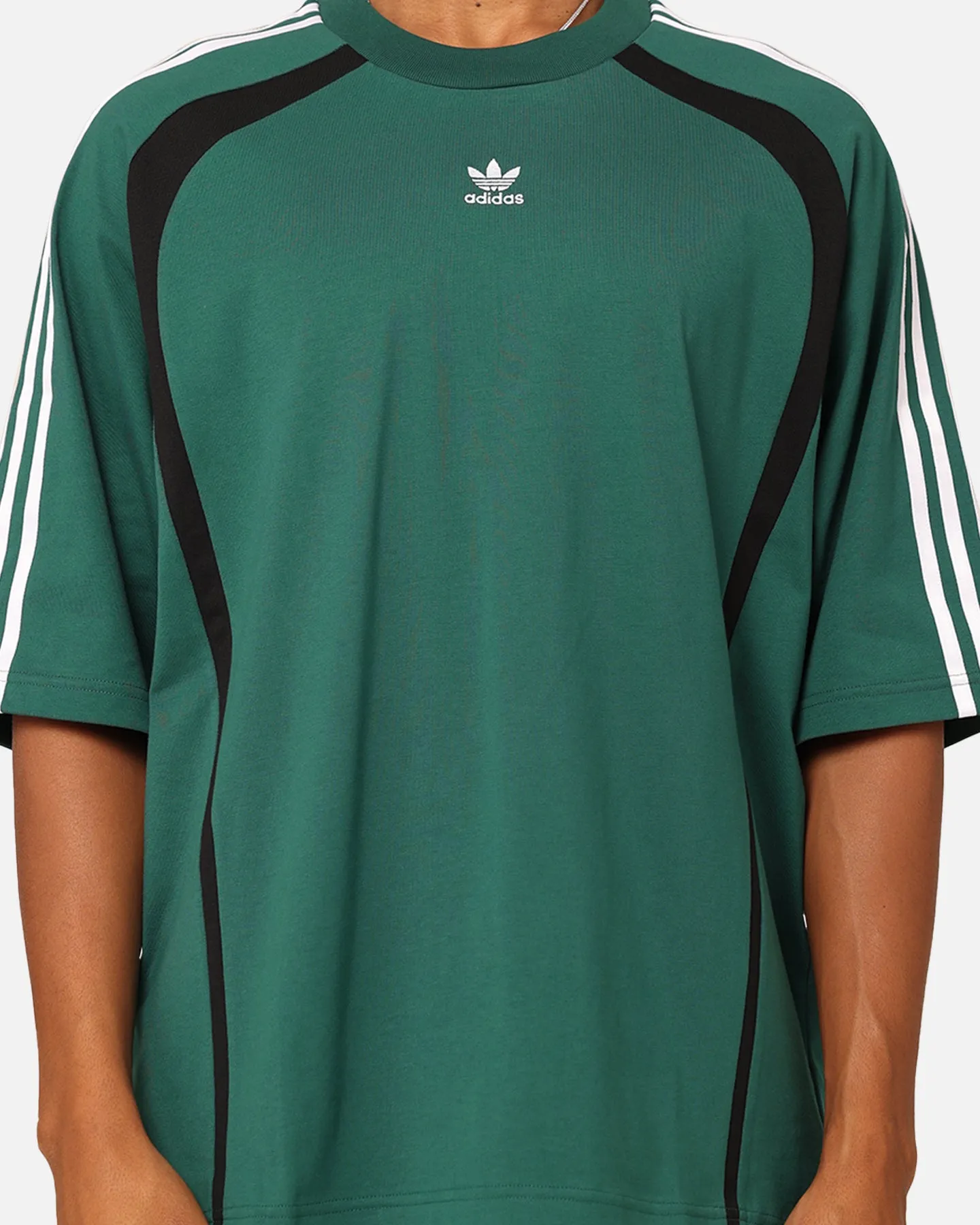 Adidas Oversized T-Shirt Collegiate Green Drip Dry Fabric Fun and Relaxed