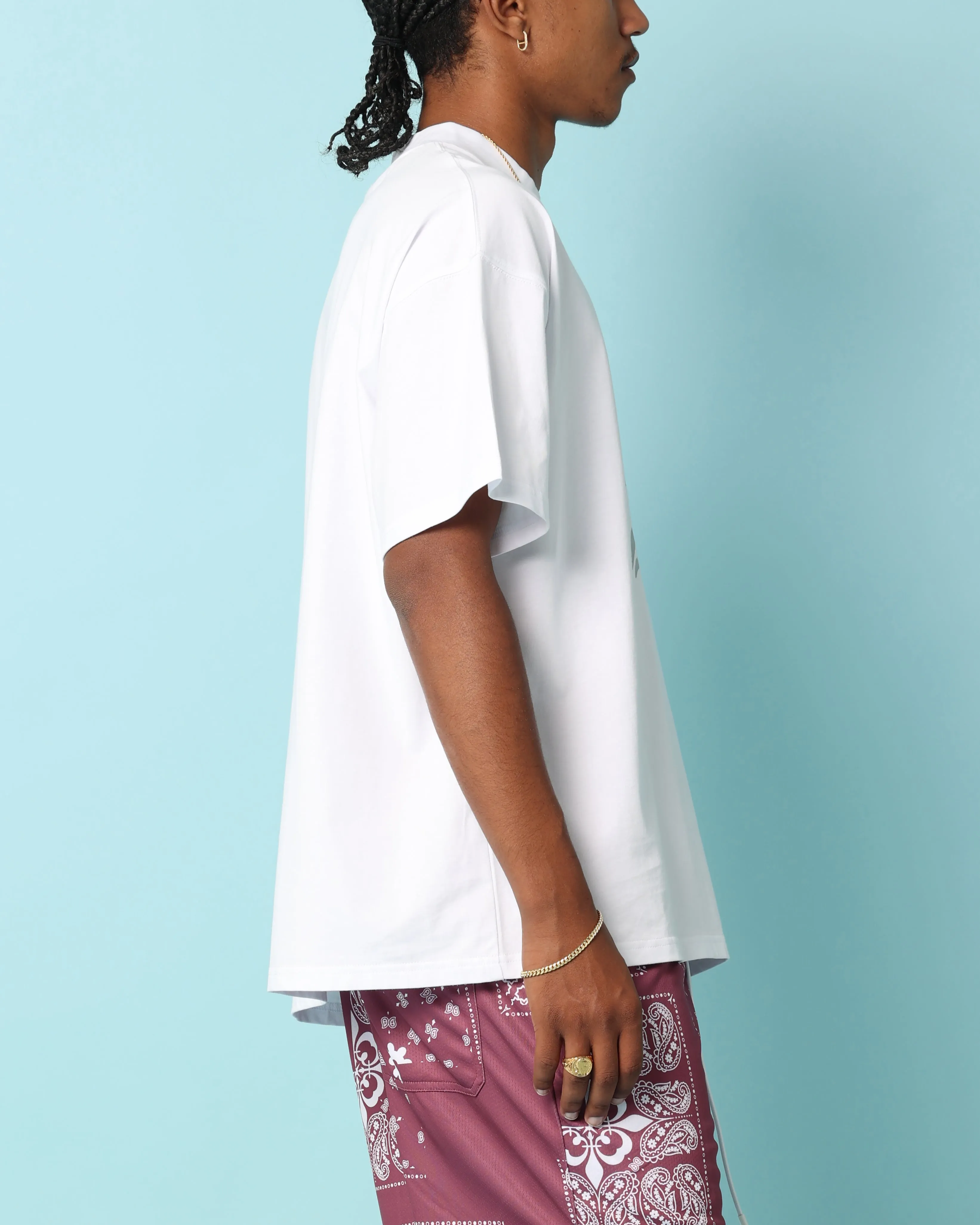 Carr?? Stallion Oversized T-Shirt White Eco Friendly Dye