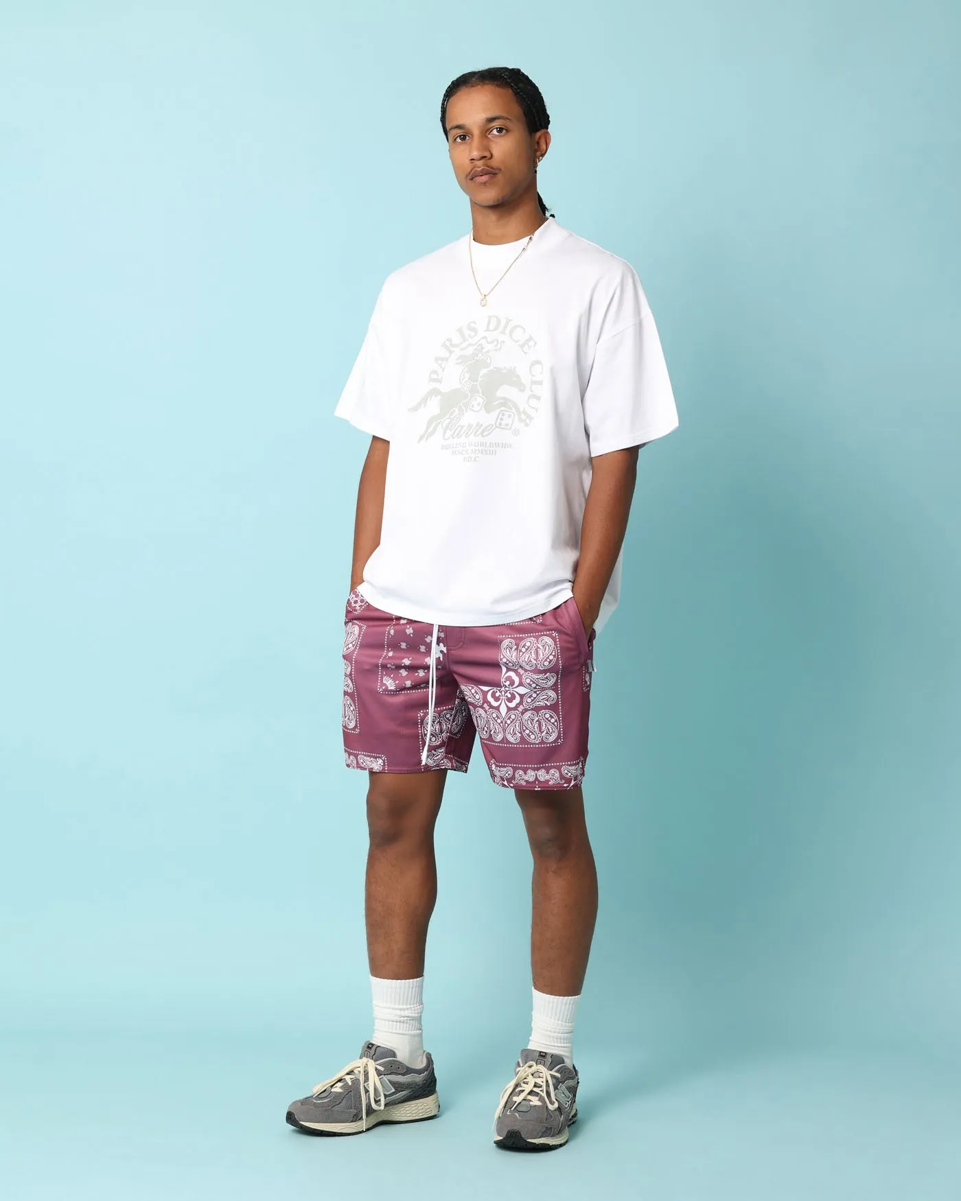 Carr?? Stallion Oversized T-Shirt White Circular Knit Construction Timeless Top