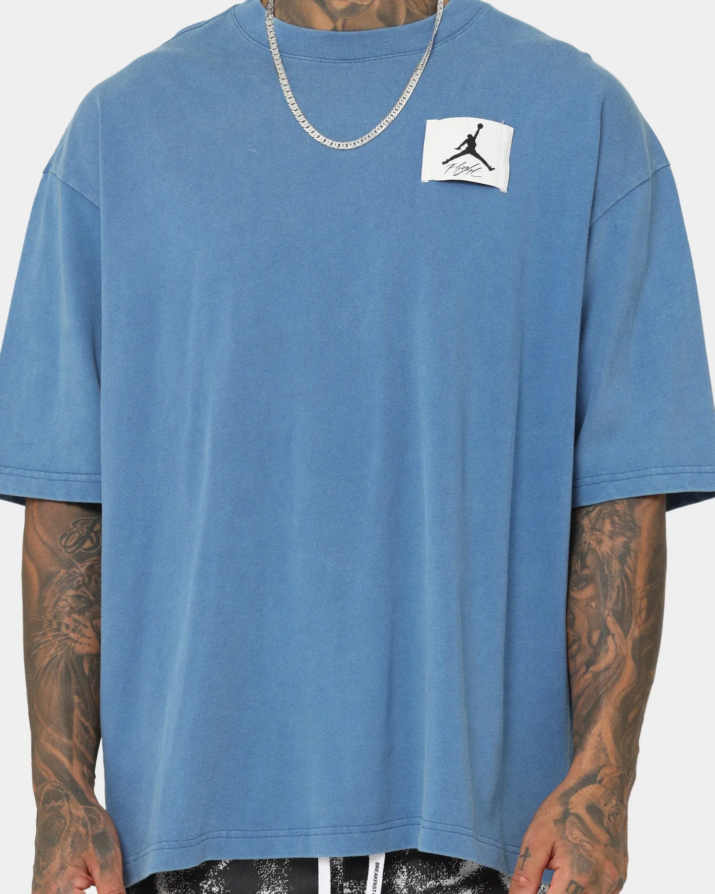 Jordan Flight Essential Washed Oversized T-Shirt True Blue Trendy Vibe