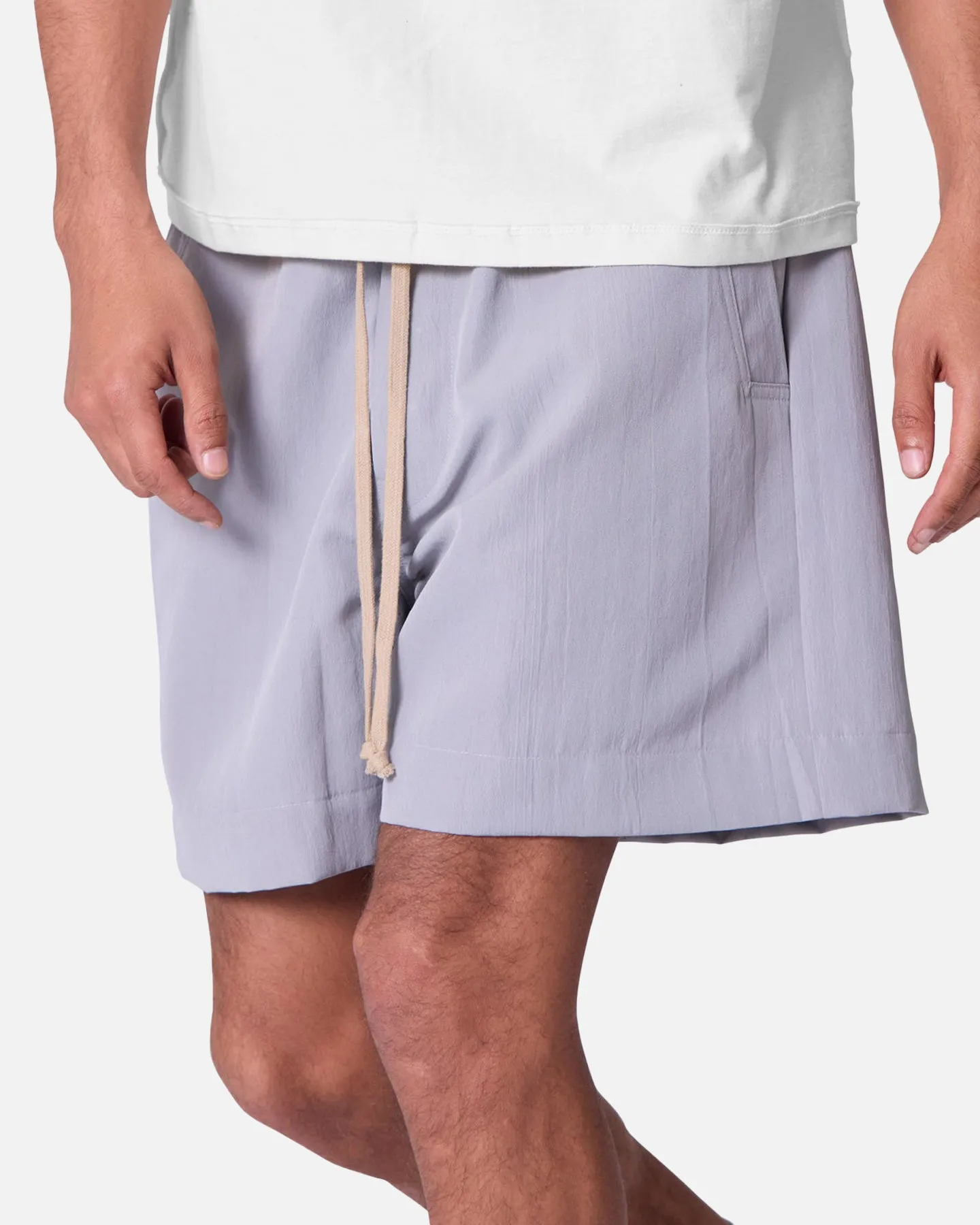 Multi Panel Construction MNML Weimar Shorts Grey
