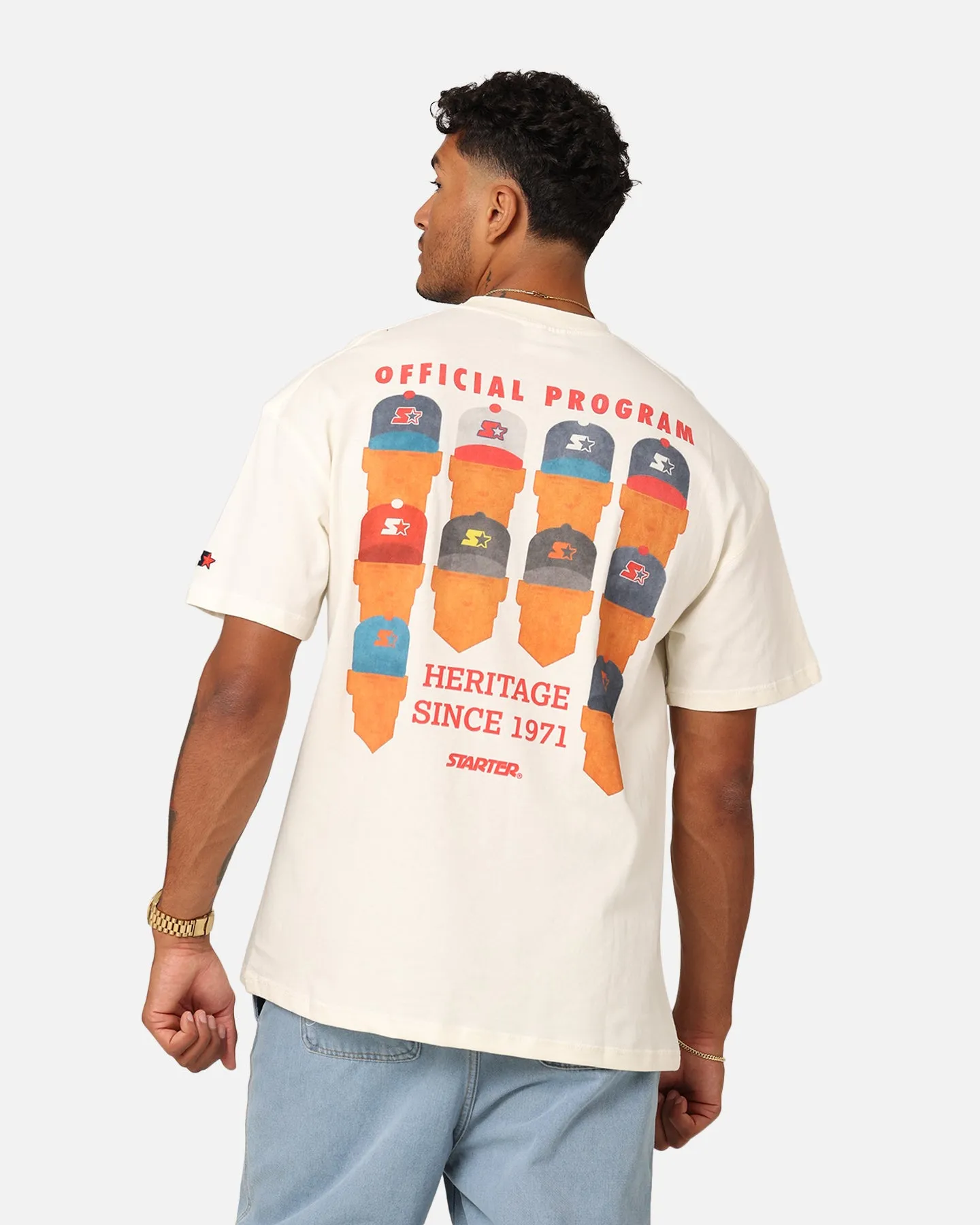 Starter Hat Game T-Shirt Off White Urban Streetwear