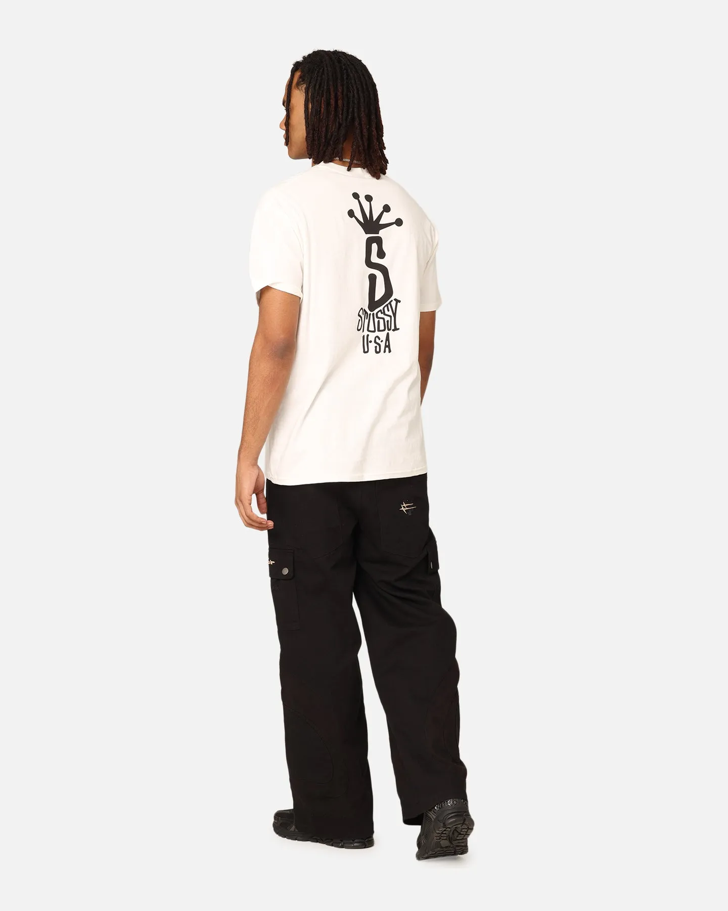 Smooth Look Stussy Big S LCB T-Shirt White