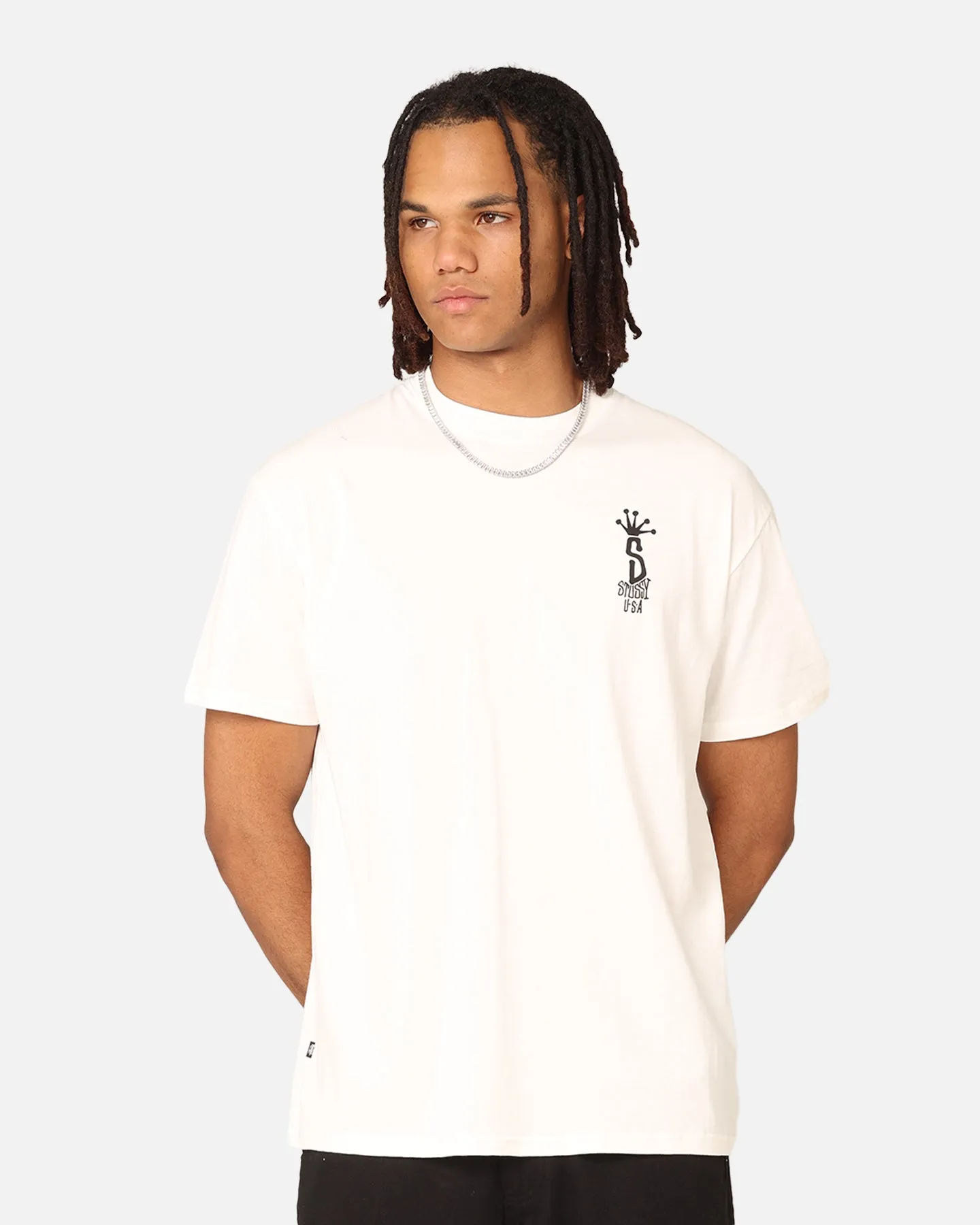 informal gathering Stussy Big S LCB T-Shirt White