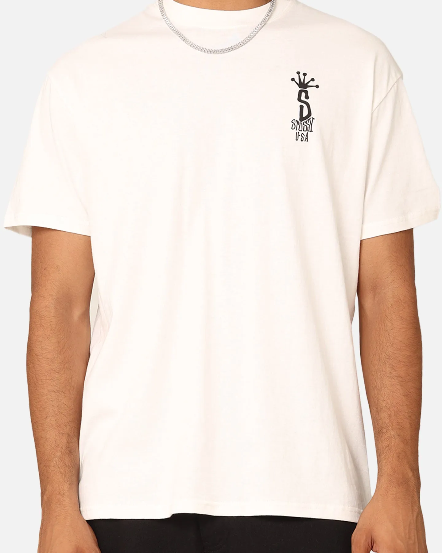 EcoFriendly Dye Stussy Big S LCB T-Shirt White