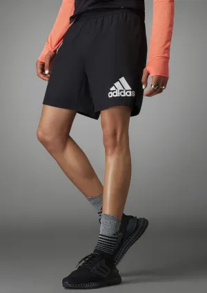 Flexible Waistline Adidas Men??s Run It 7 Inch Shorts