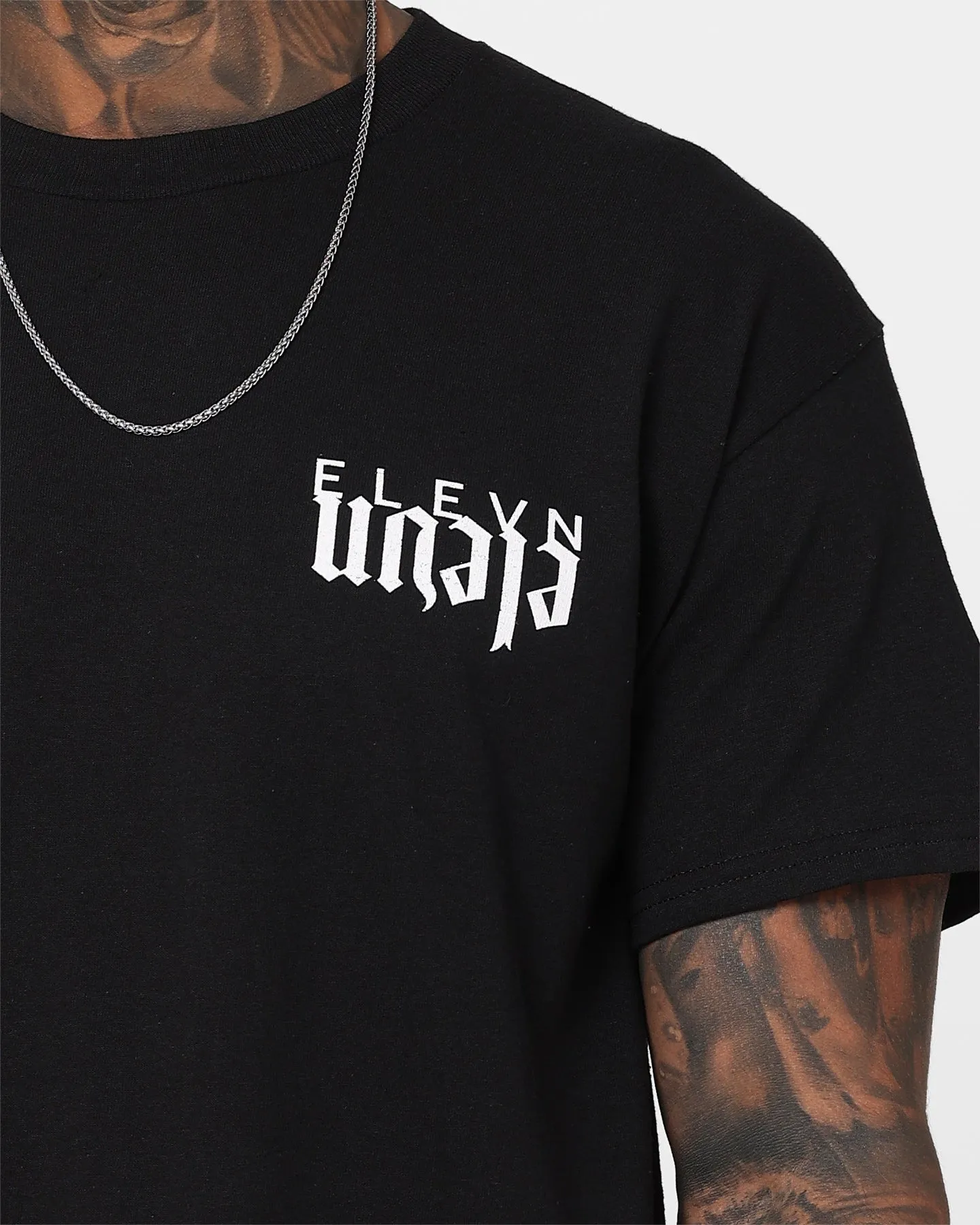 Durable Material Elevn Clothing Co Upside T-Shirt Black