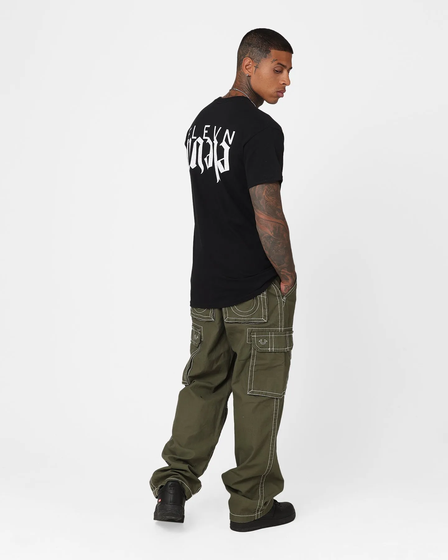 Leisure Wear Animal Print Elevn Clothing Co Upside T-Shirt Black