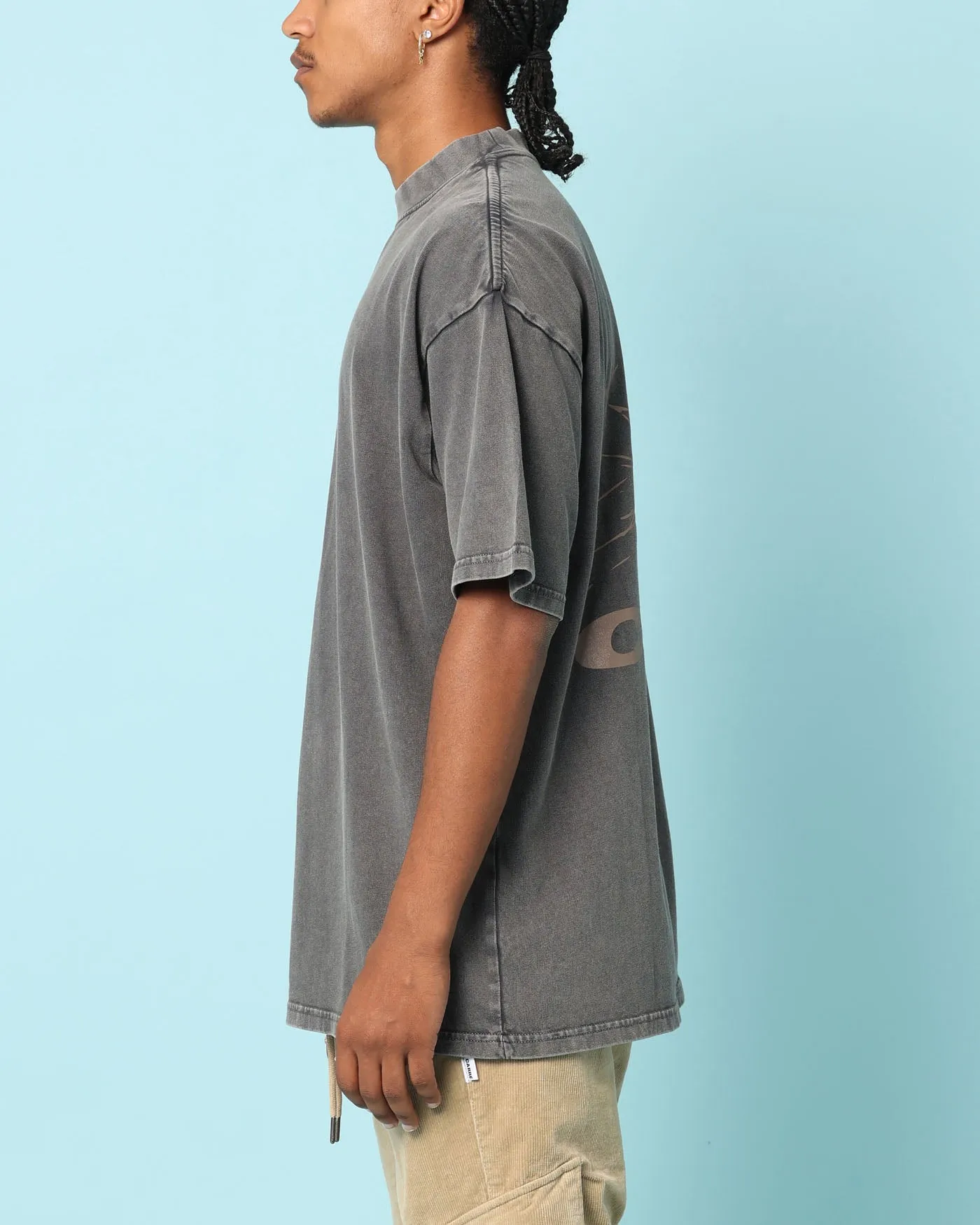 Breathable and Comfortable Carr?? Blasted Oversized T-Shirt Washed Charcoal