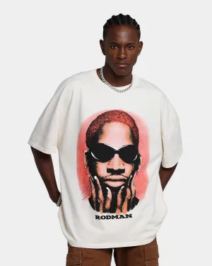 Rodman Brand Rodman Signature Vintage T-Shirt Off White Cozy Wearable