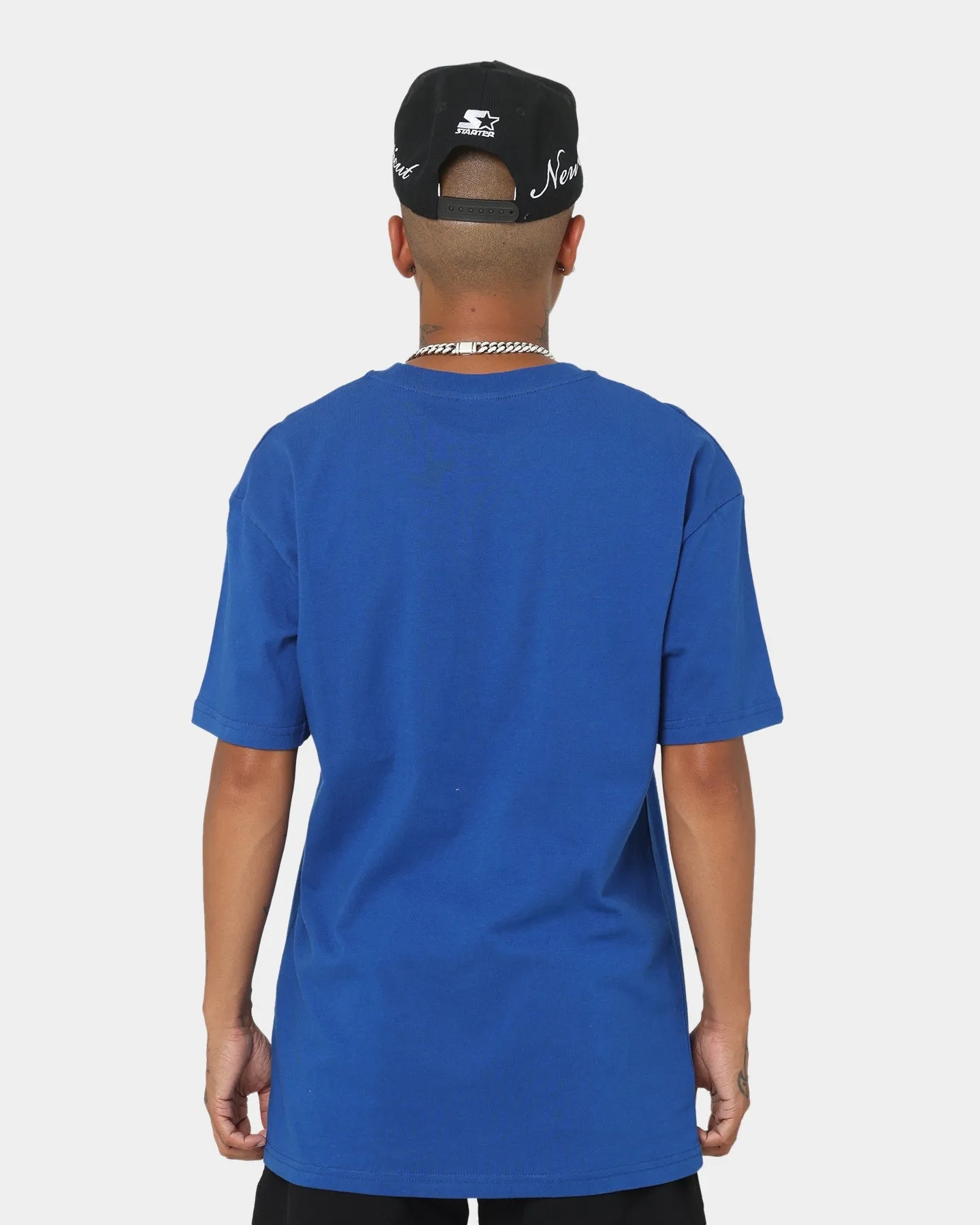 Summer Comfort Easy Care Fabric XLARGE 91 Slanted Logo T-Shirt Blue/Black
