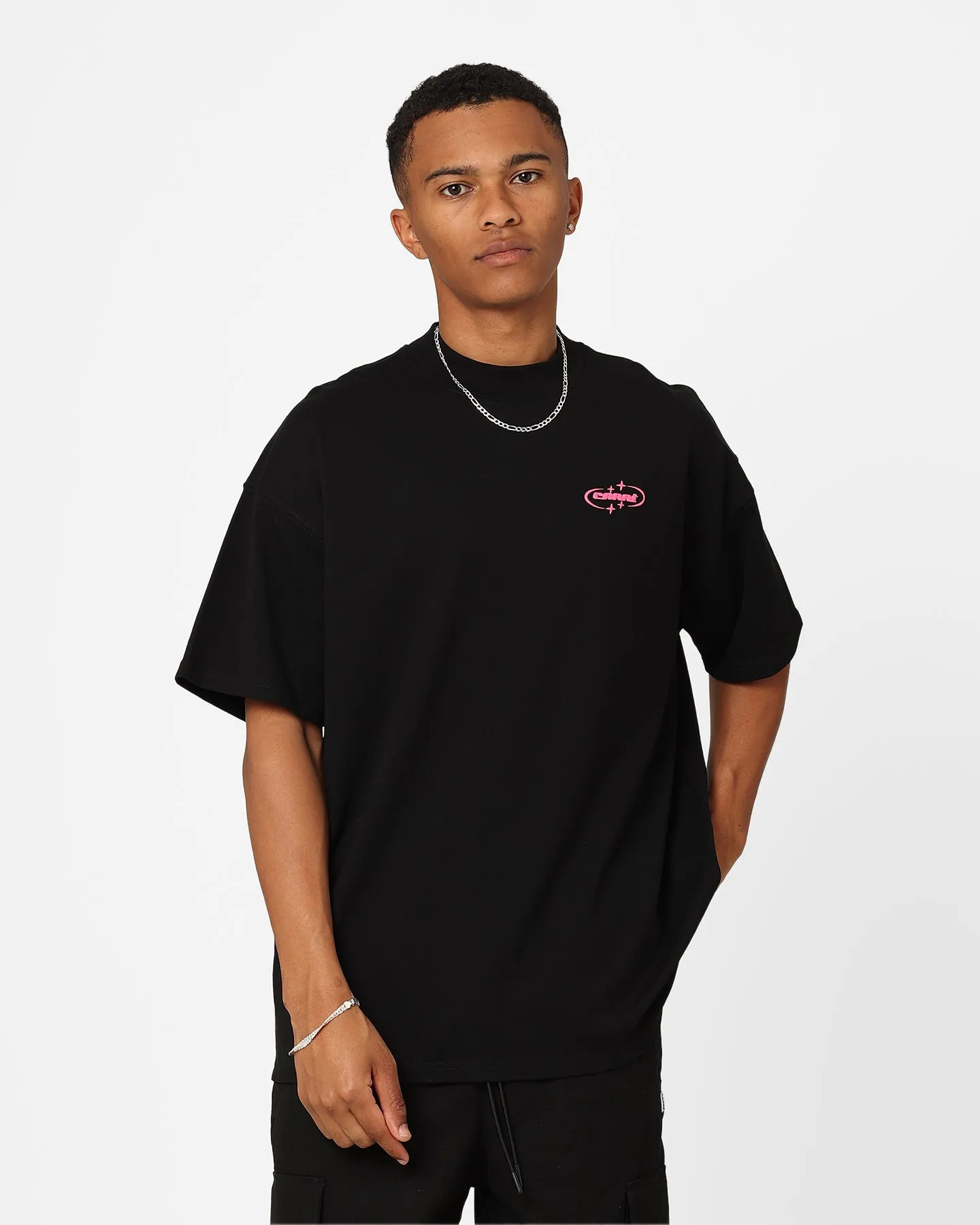 Carre 2K Heavyweight Oversized T-Shirt Black Wool combination