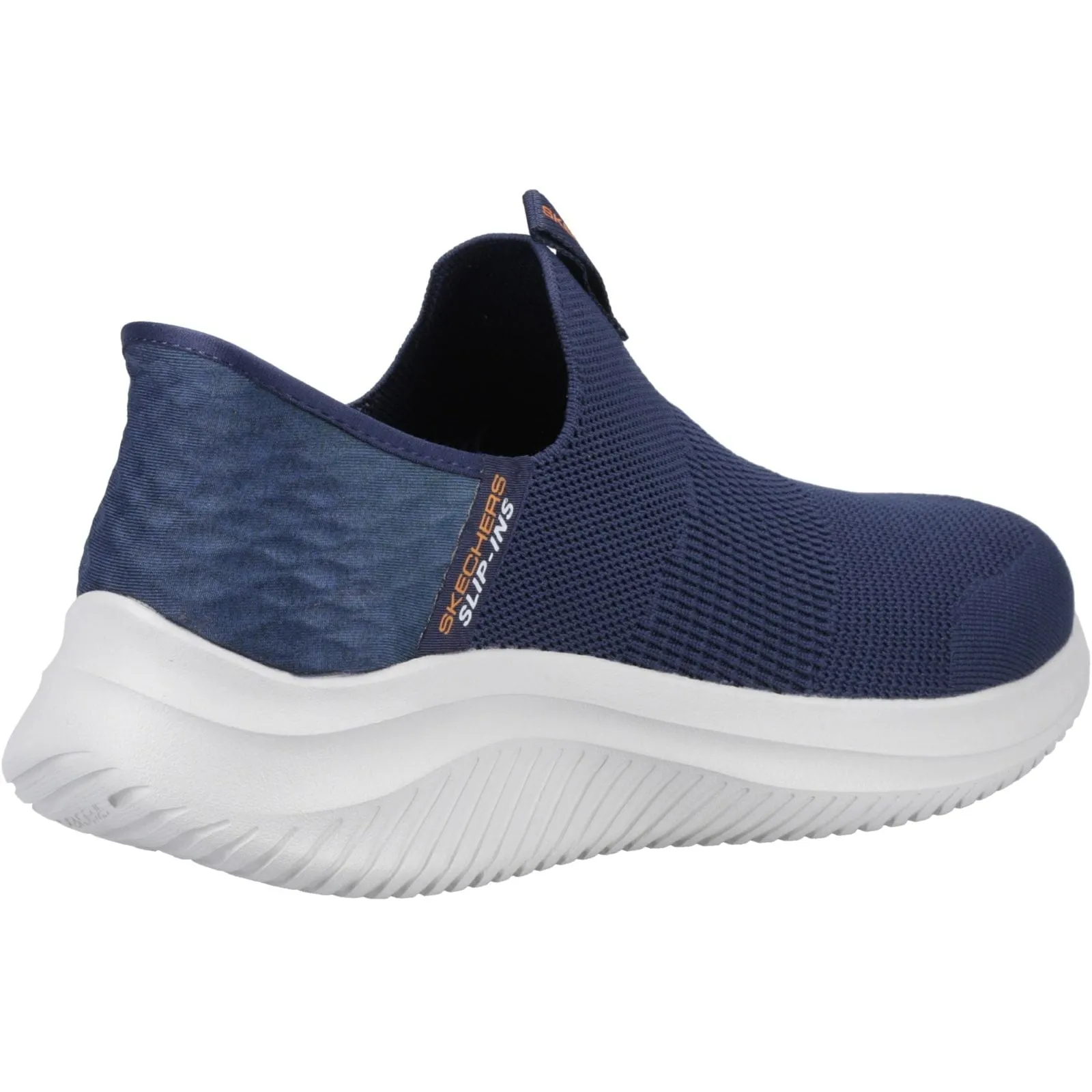 Skechers Mens Ultra Flex 3.0 Smooth Step Wide Trainers Navy Power Grip Sky View