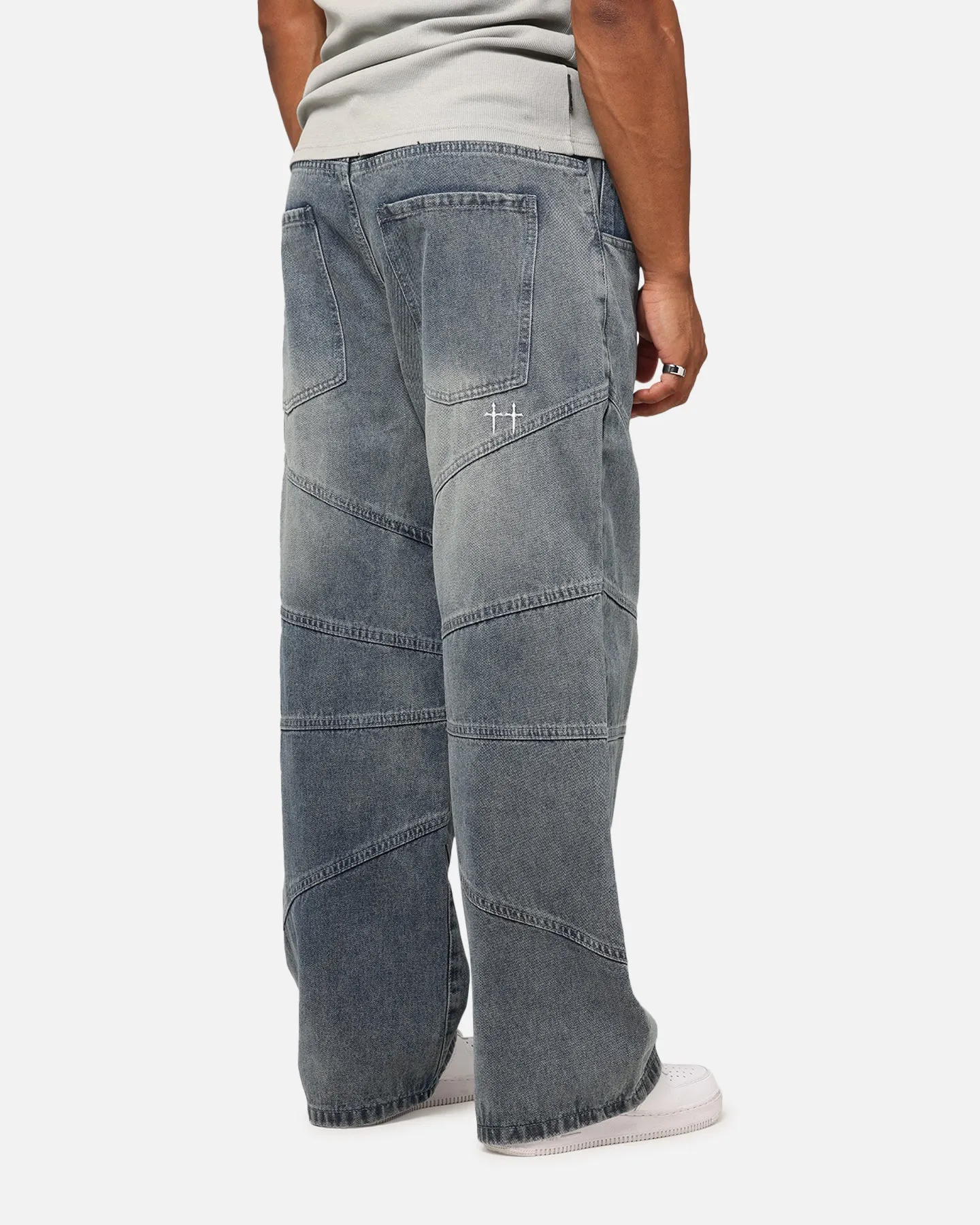 Saint Morta Amplus Armoury Jeans Dirty Denim Adjustable Belt Loops