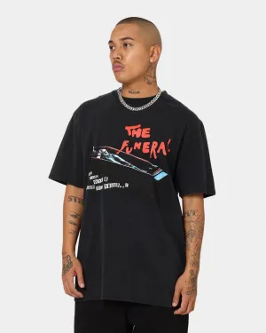 teenagers' YUNGBLUD Universal Music X YUNGBLUD The Funeral Vintage T-Shirt Washed Black