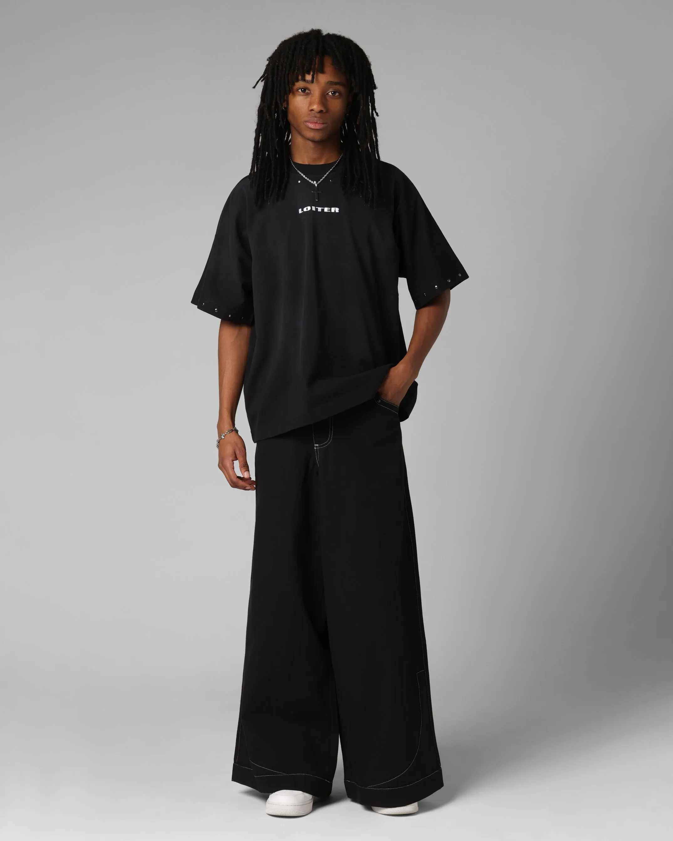 Loiter F-22 Raver Jeans Black Casual Edge Active Layers