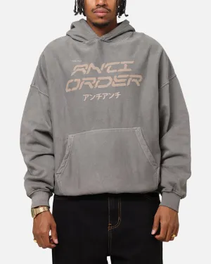 Whale like Snowboarding wear The Anti Order Tori Boxy Hoodie Washed Charcoal