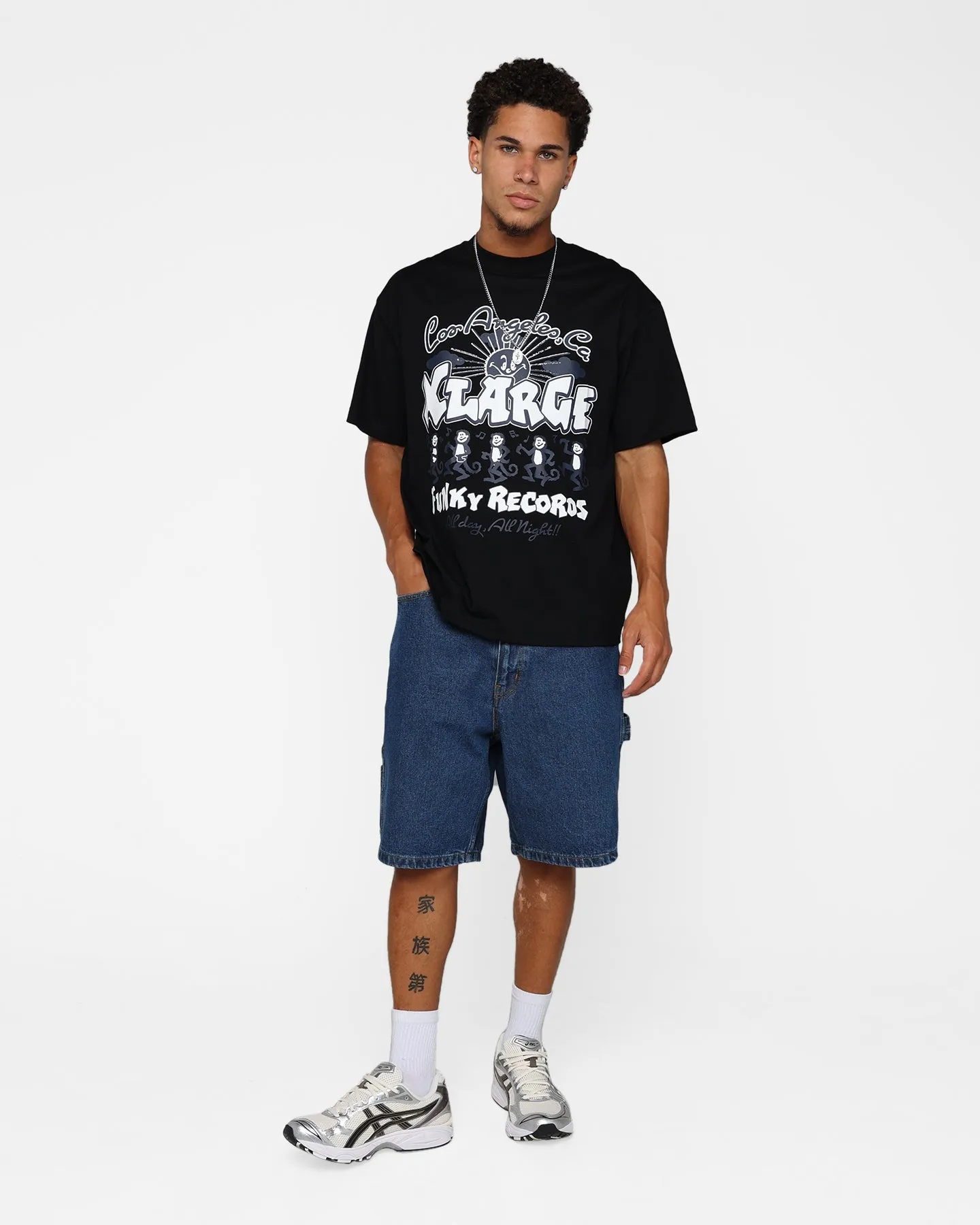 Timeless Layering X-Large Funky Records T-Shirt Black
