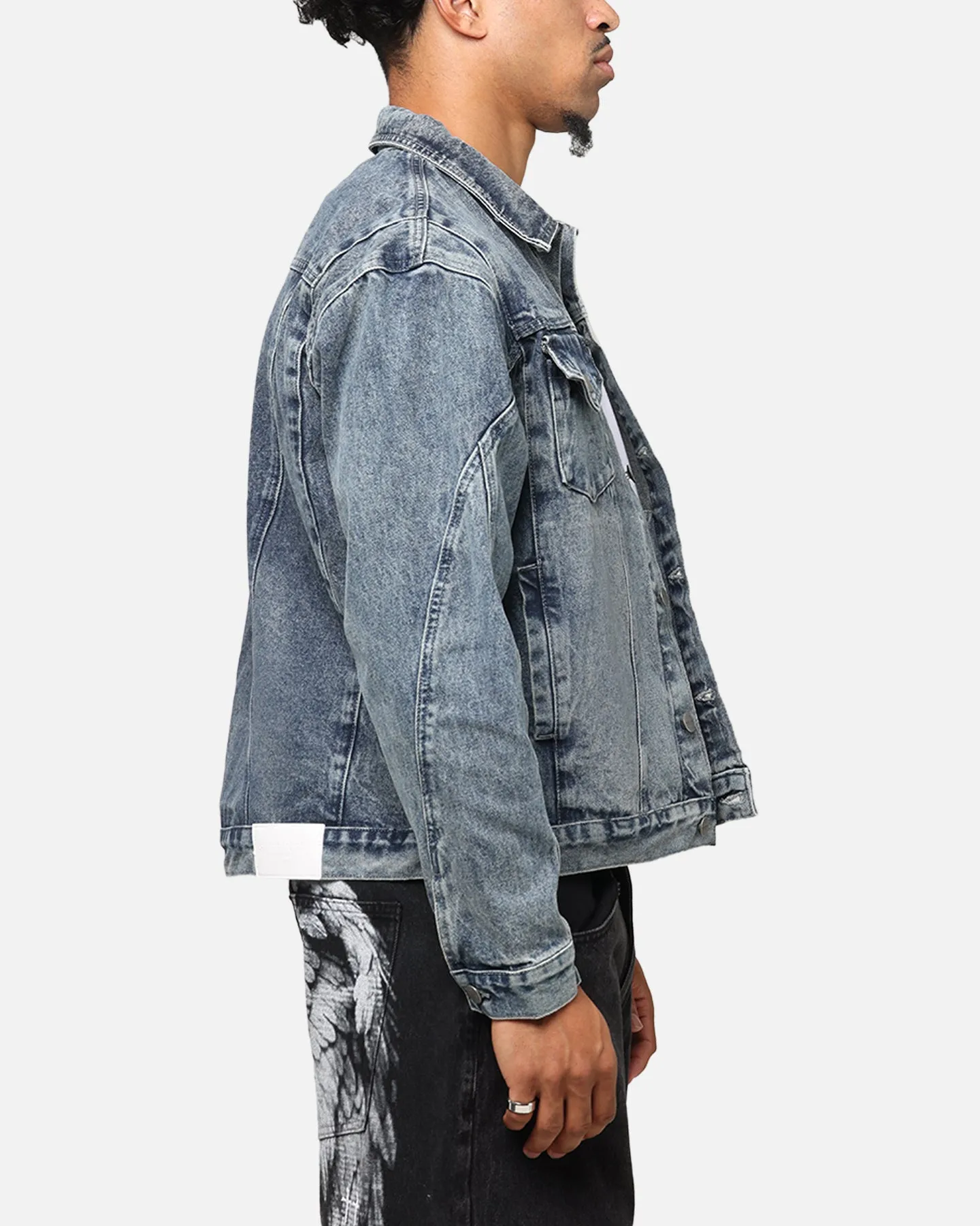 Saint Morta Armoury Denim Jacket Dirty Denim performance day Cold Climate