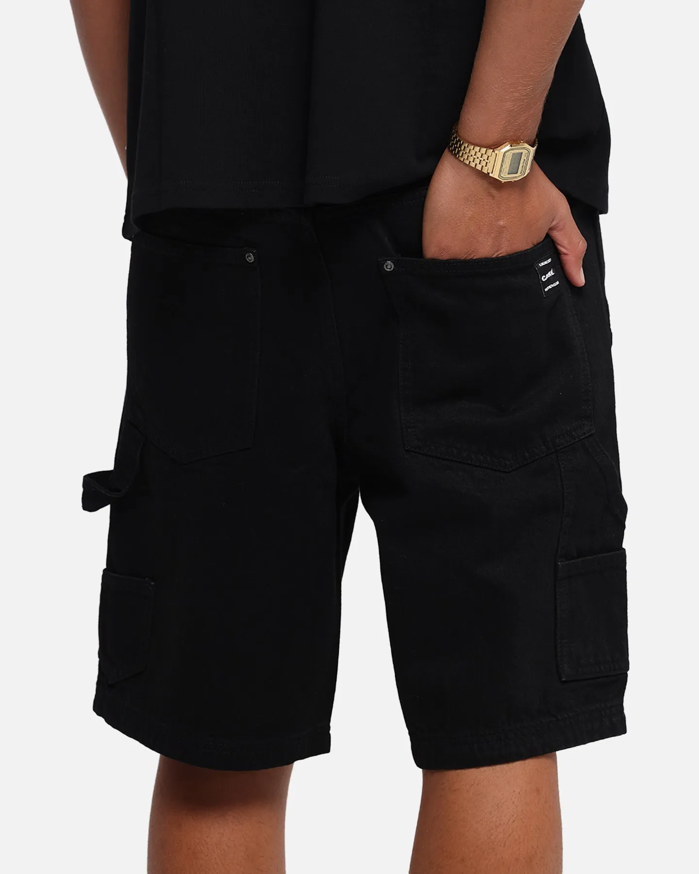 Secure Closures Outdoor activities Carre Weatherwear Carpenter Jorts Black