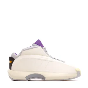 Adidas Basketball Men Crazy 1 Ivory Collegiate Purple IG3735 comfortable socks Multi Layered Midsole