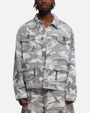Loiter Combat Utility Jacket Snow Camo Martial-arts Glamour