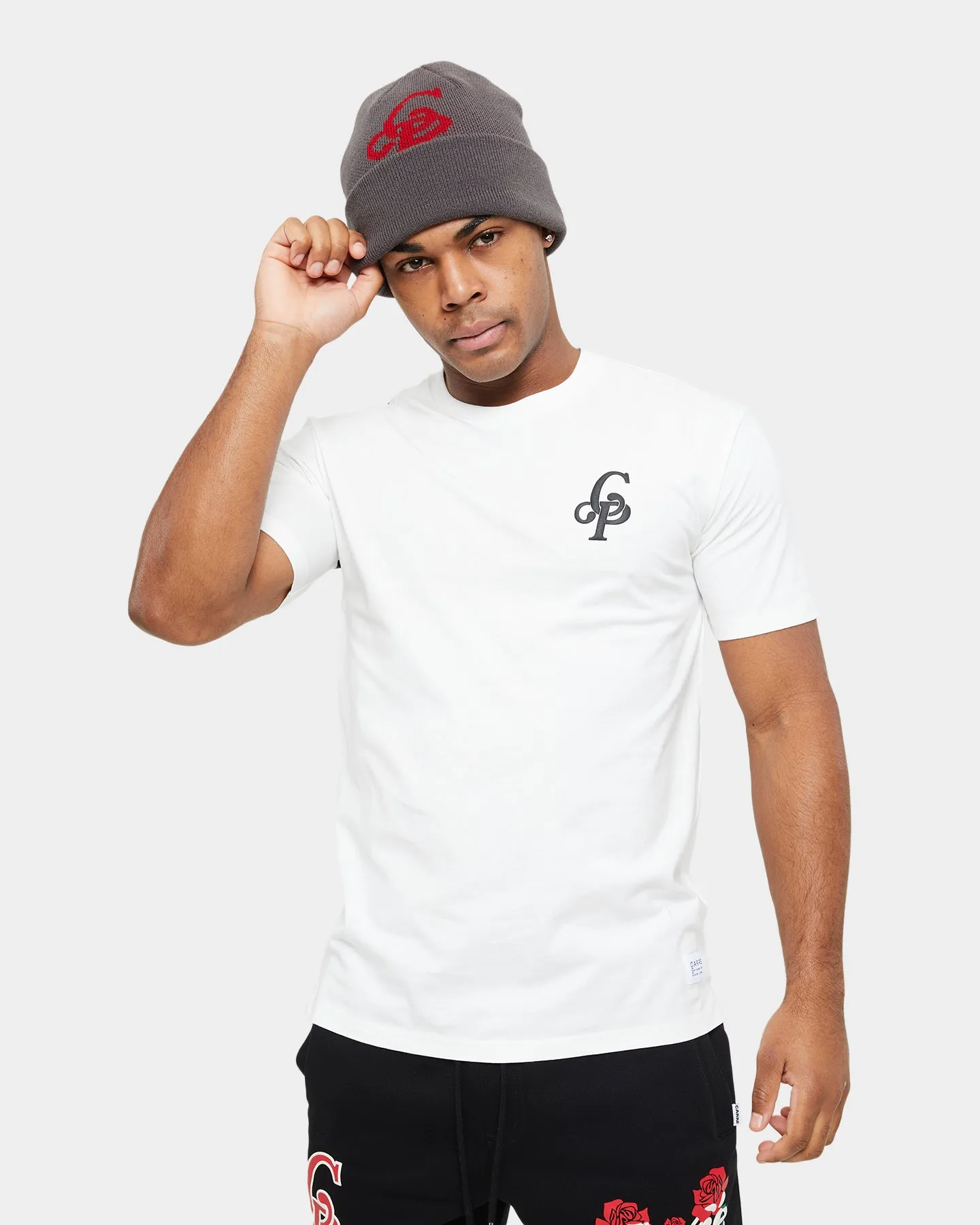 Carre Volle Rose Vintage T-Shirt Off White Reversible Design Concept