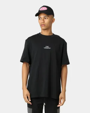 Cozy Wearable Pyra Stacked Logo T-Shirt Black/White