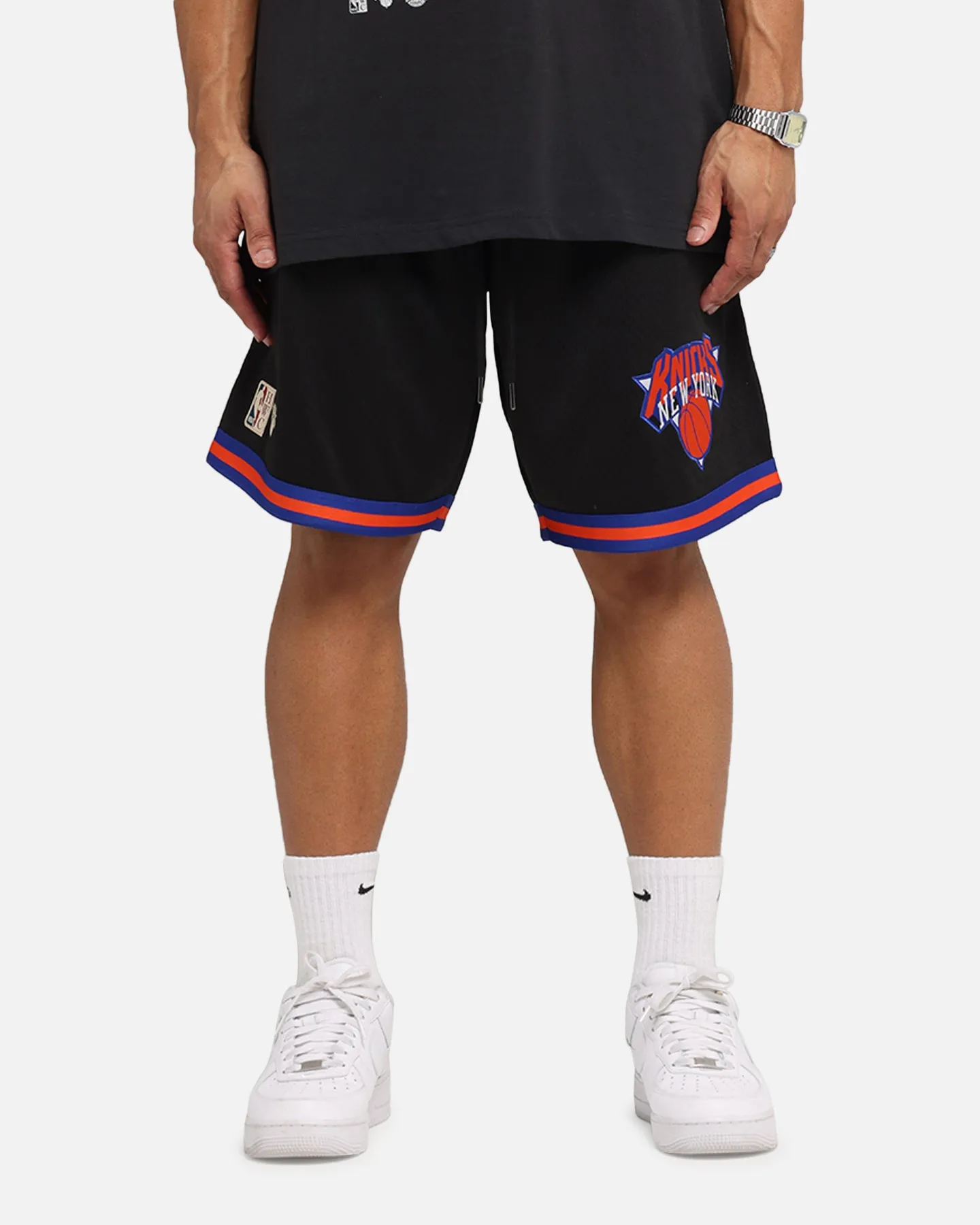 Mitchell & Ness New York Knicks Shooting Shorts Black Comfort Tech Active Layer