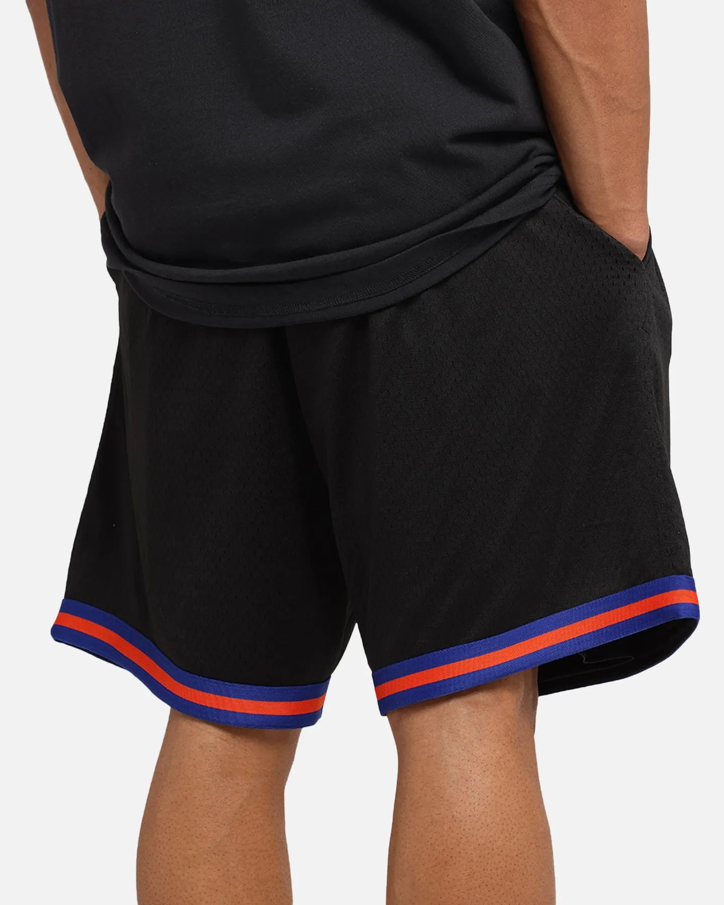Mitchell & Ness New York Knicks Shooting Shorts Black low waisted