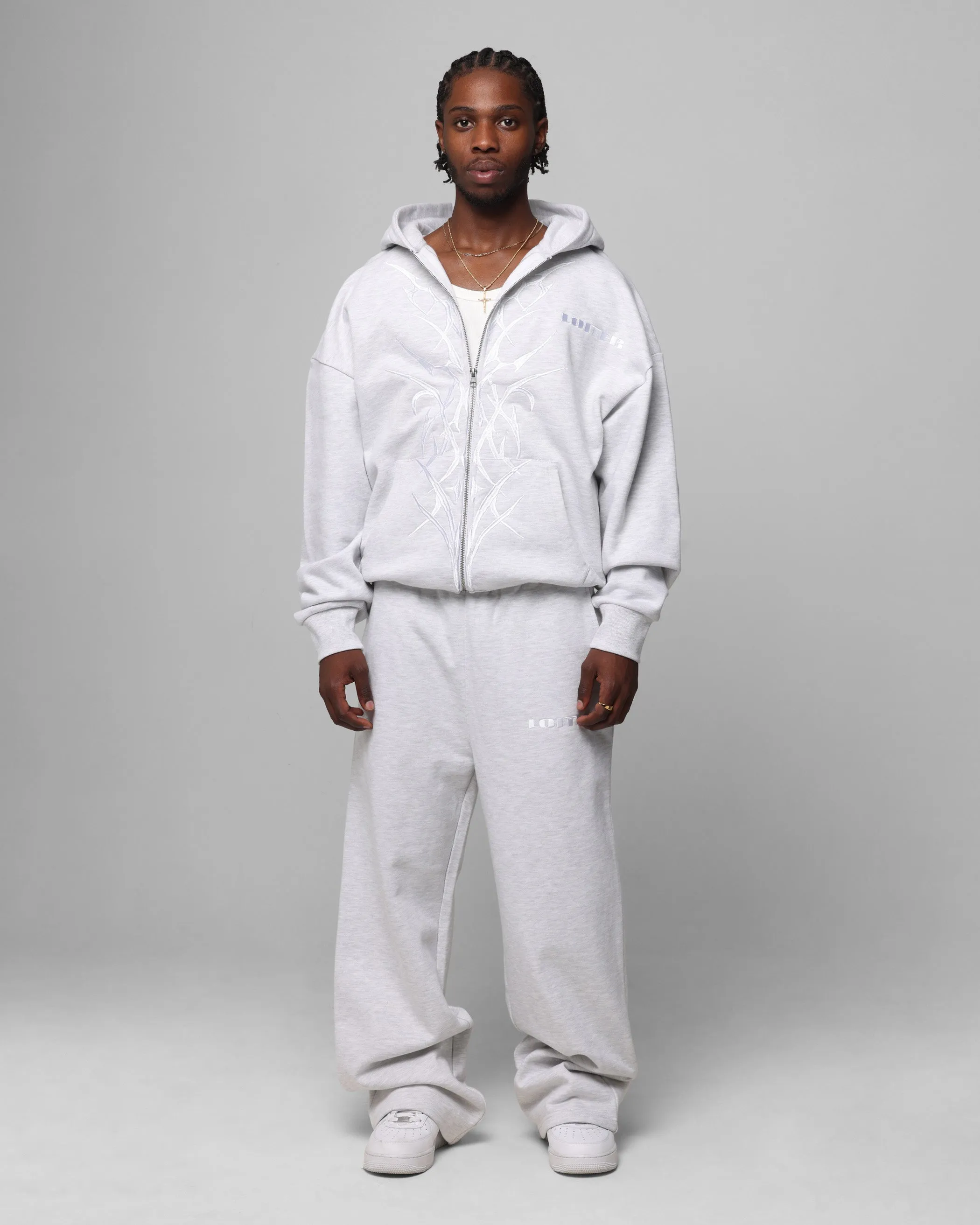 cruise vacation Penguin like Loiter Blood Born Zip Hoodie Grey Marle