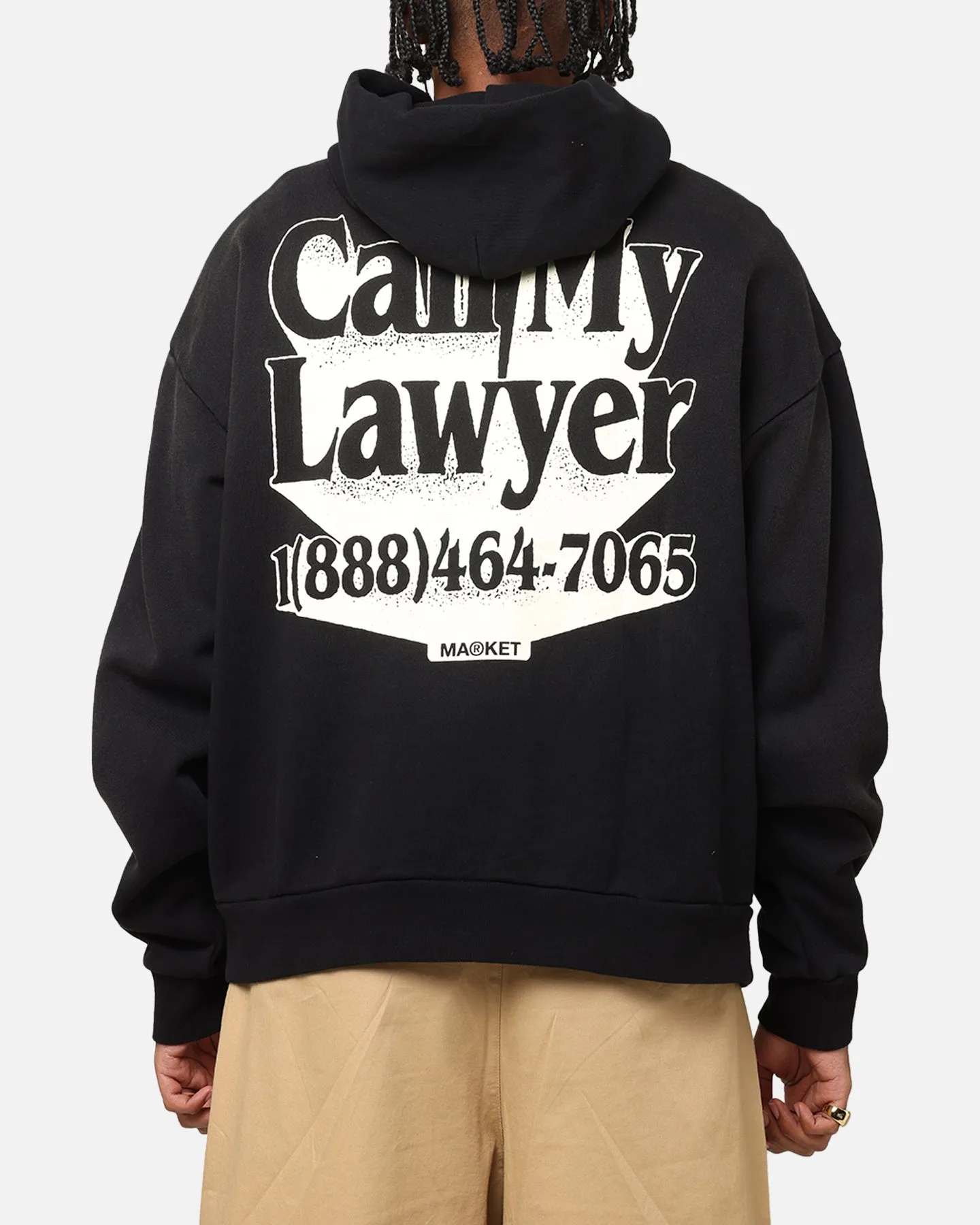 Market Call My Lawyer 3D Hoodie Black Eco Conscious Material Street Trend