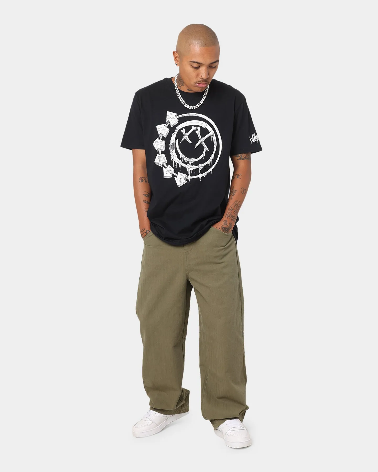 waterproof Blink 182 Bones T-Shirt Black