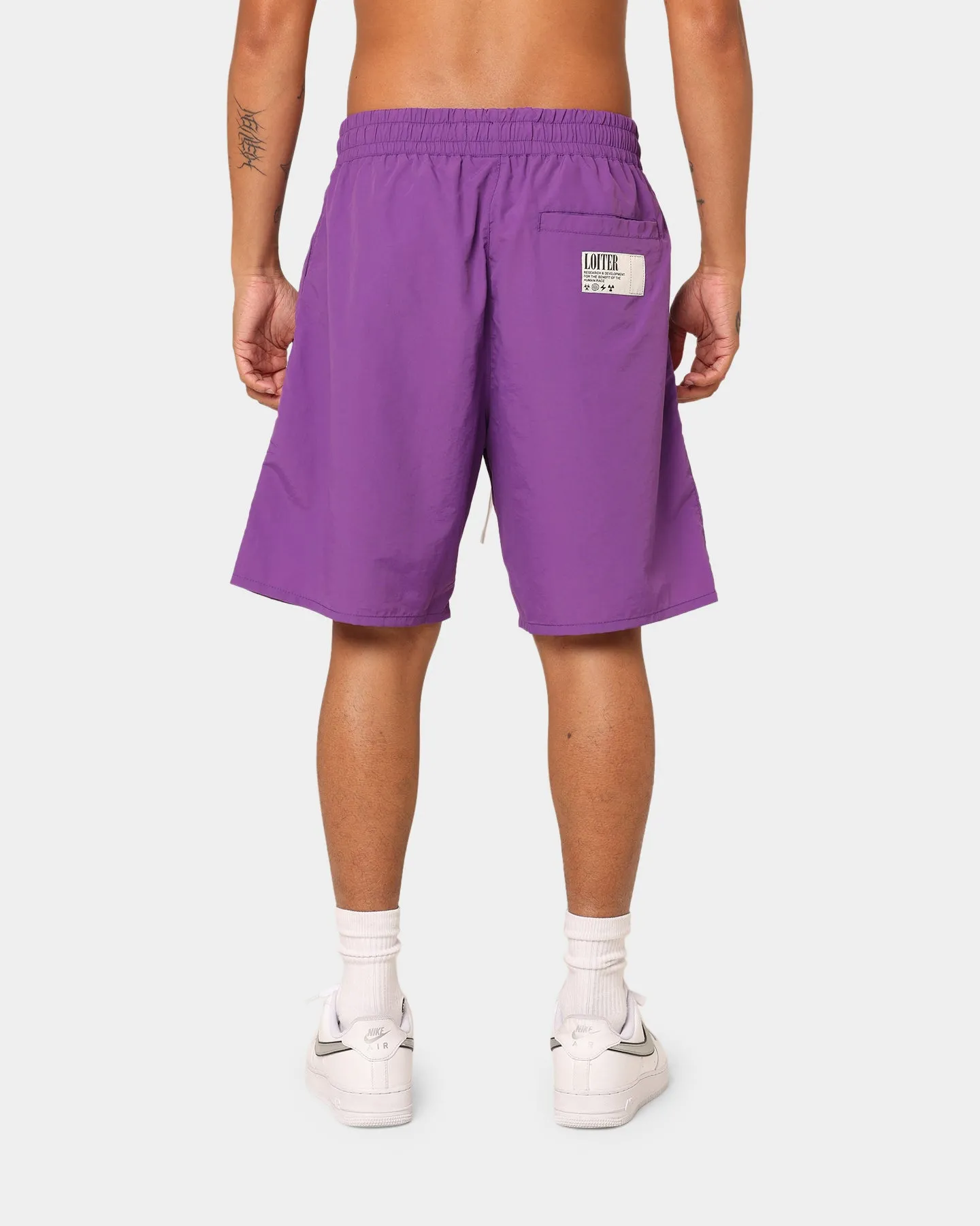 Playful Look Loiter Forbidden Walk Shorts Purple