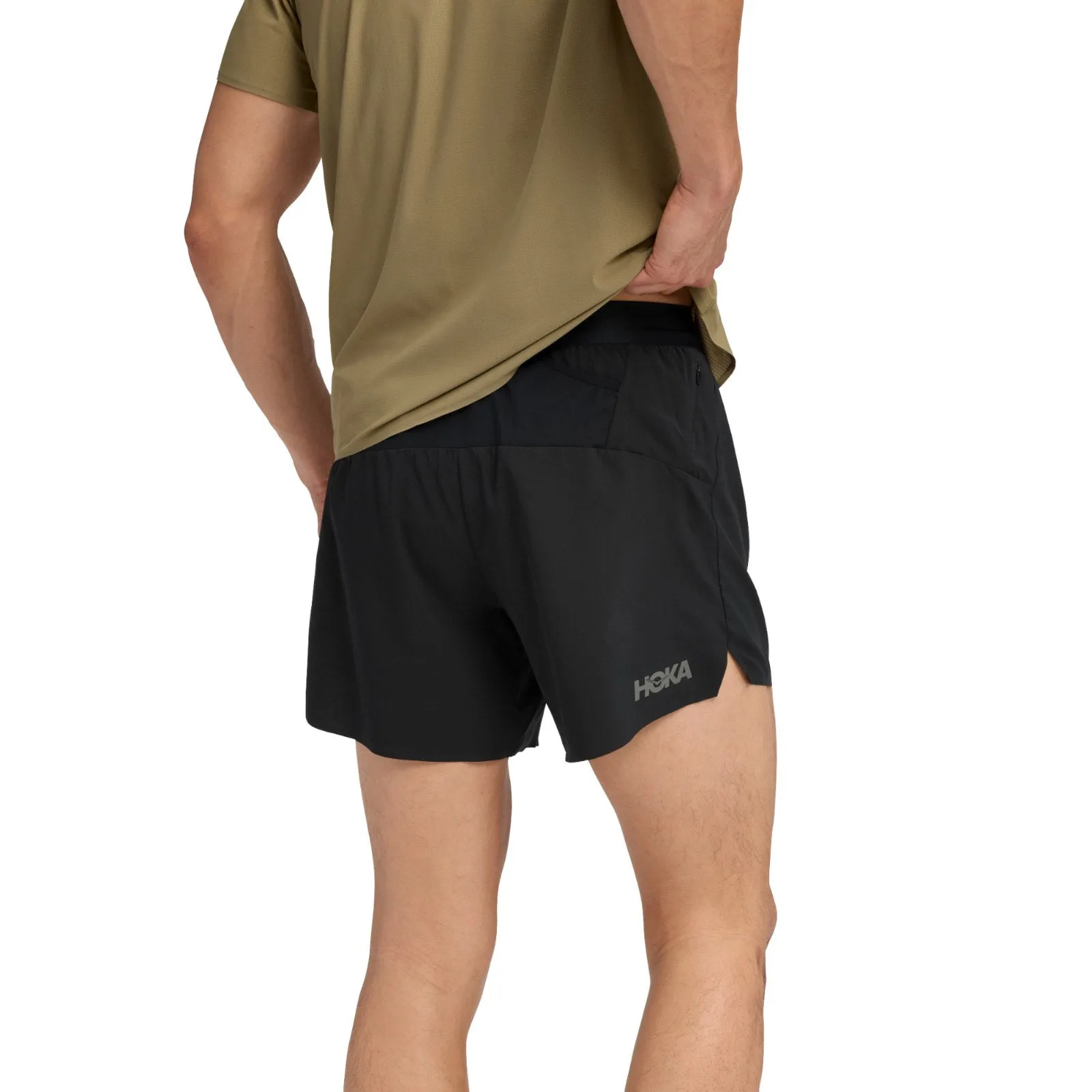 Stretch Tech Outdoor Wear Hoka Glide 5'' Mens Short w/ Brief
