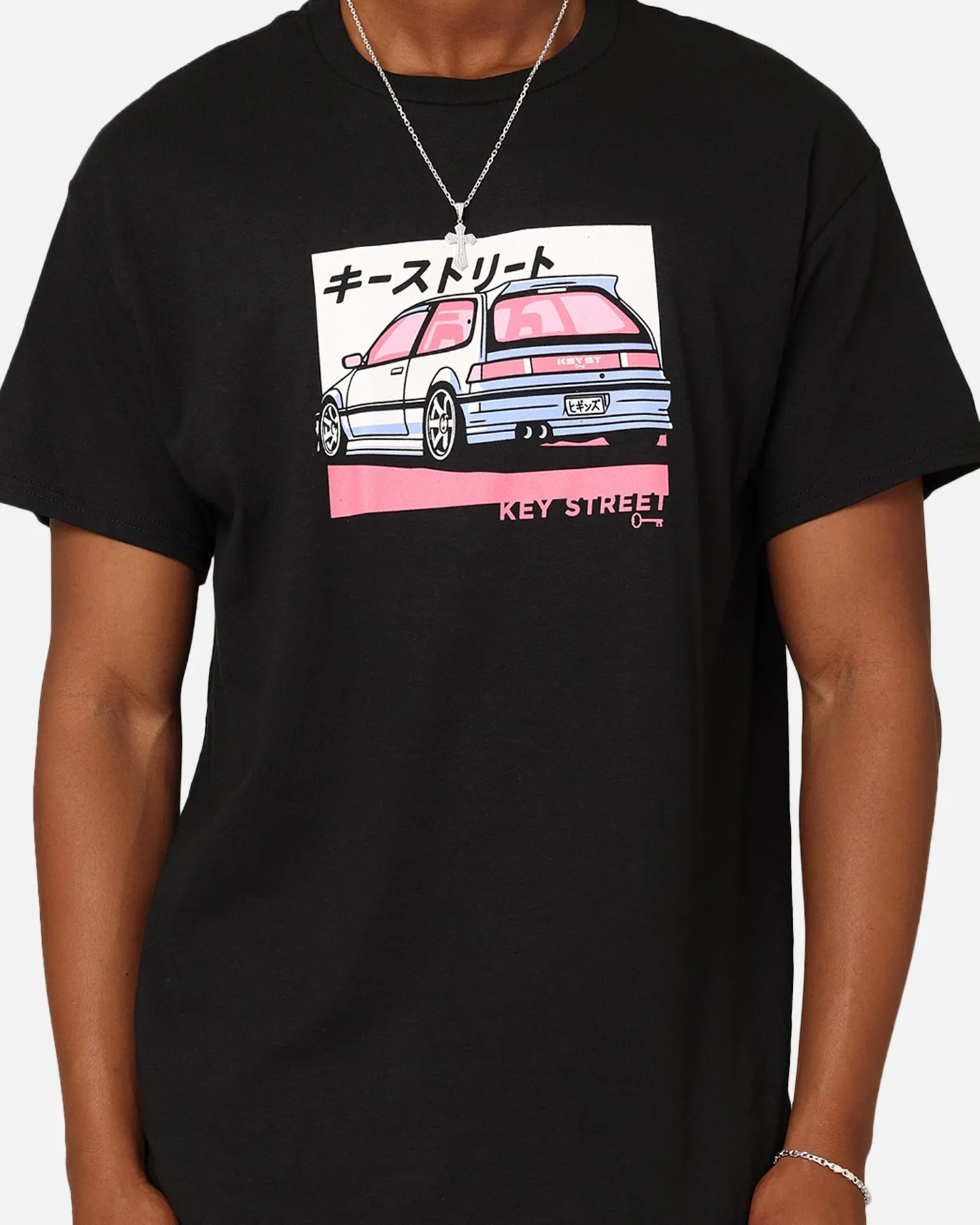 Feminine Touch Key Street Chisai T-Shirt Black