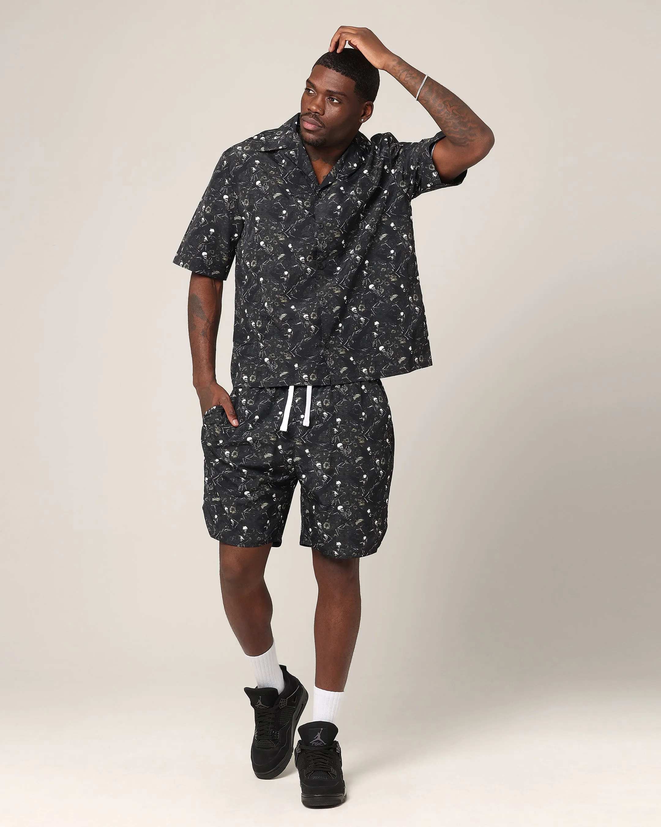 Saint Morta Netherworld Nylon Shorts Multi Regular Fit