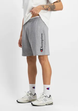 Champion Men??s Script Jersey Short Grey athletic style Breezy Motion